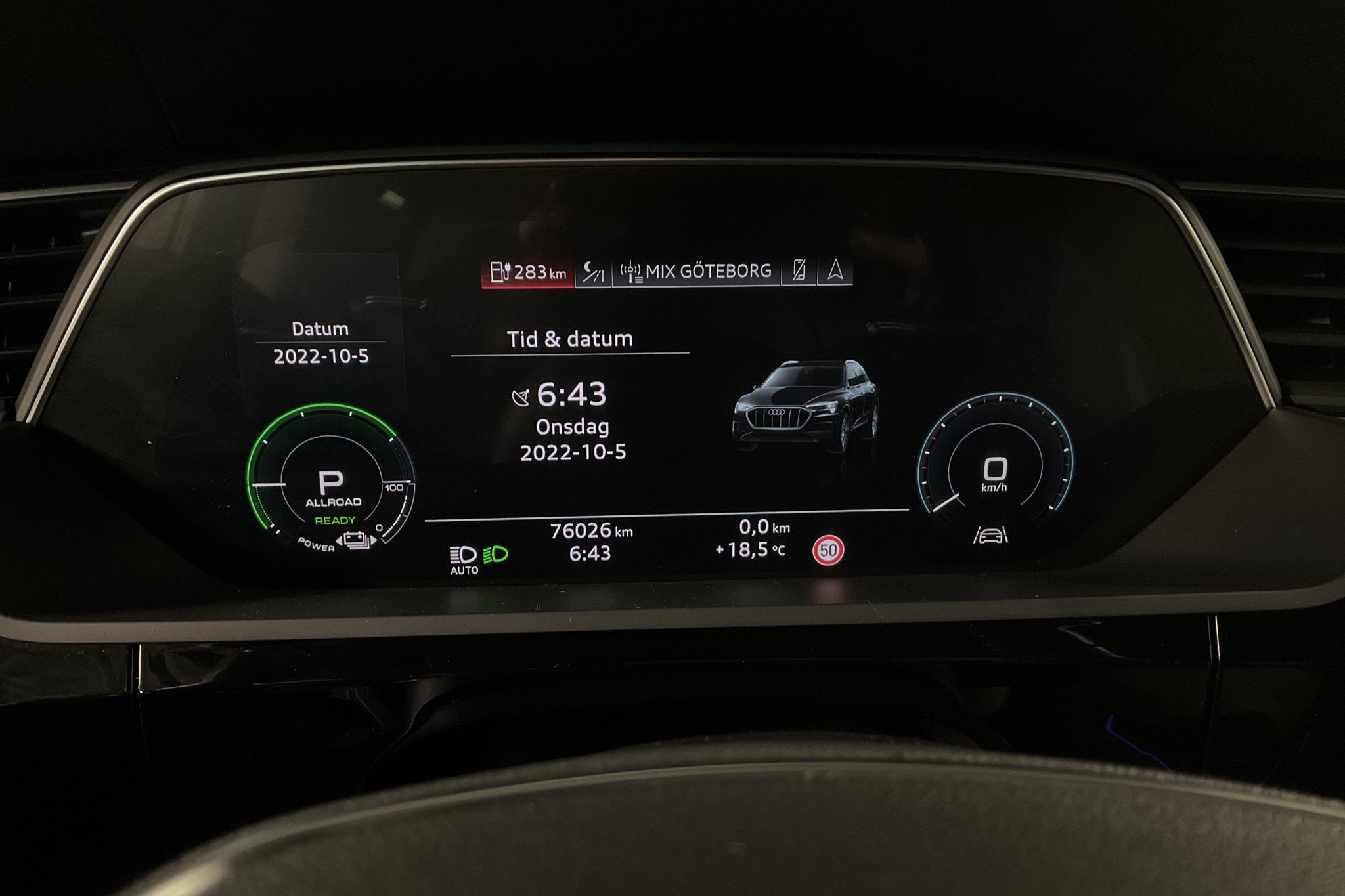 Audi e-tron 55 quattro 95 kWh (360hk) - 7 602 mil - Automat - blå - 2019