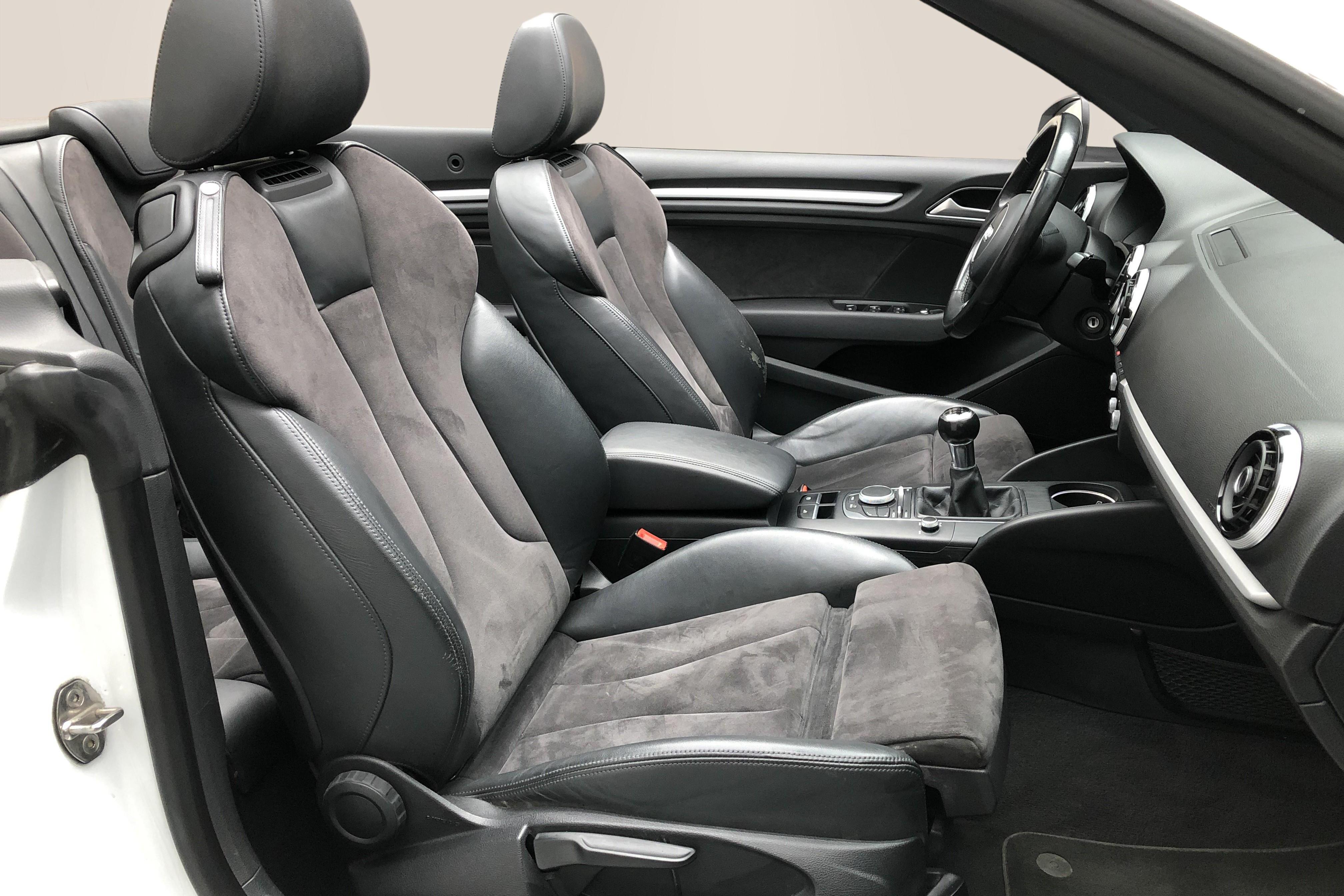Audi A3 1.4 TFSI Cabriolet (125hk) - 148 760 km - Manual - white - 2015