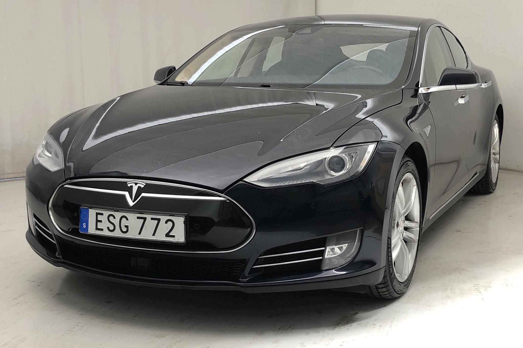 Tesla Model S 85D - 138 140 km - Automatic - blue - 2015
