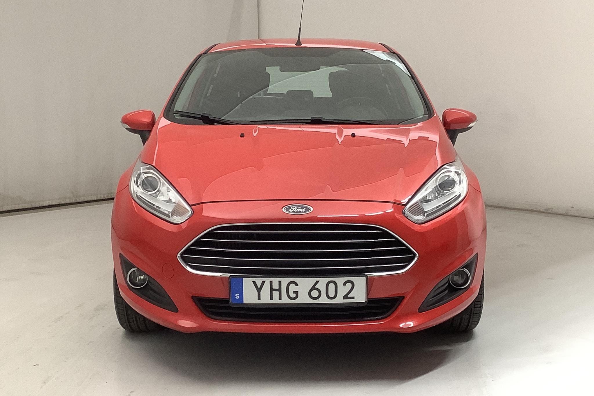 Ford Fiesta 1.0T EcoBoost 5dr (100hk) - 104 590 km - Manual - red - 2017