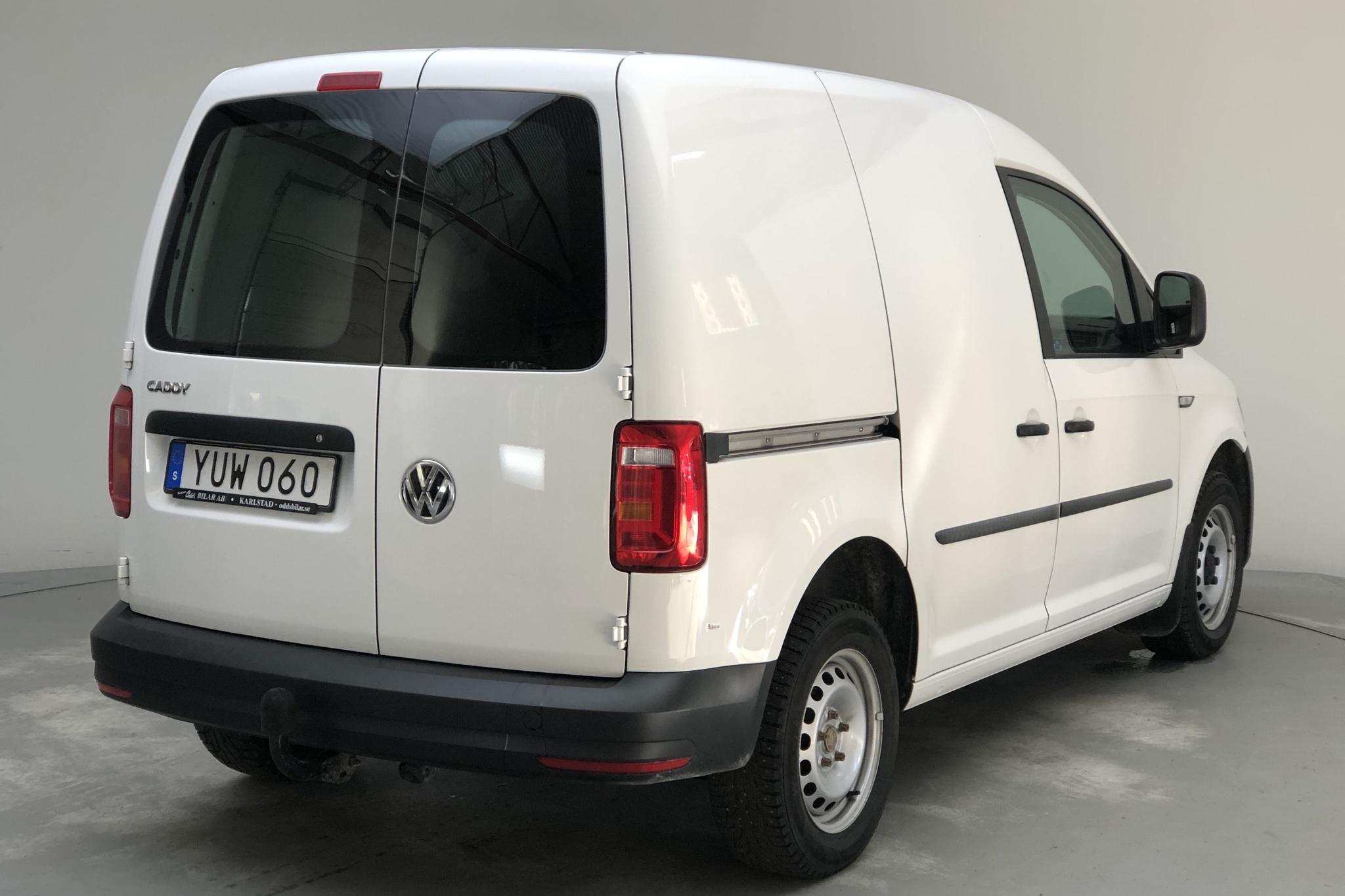 VW Caddy 2.0 TDI Skåp (102hk) - 8 597 mil - Manuell - vit - 2019