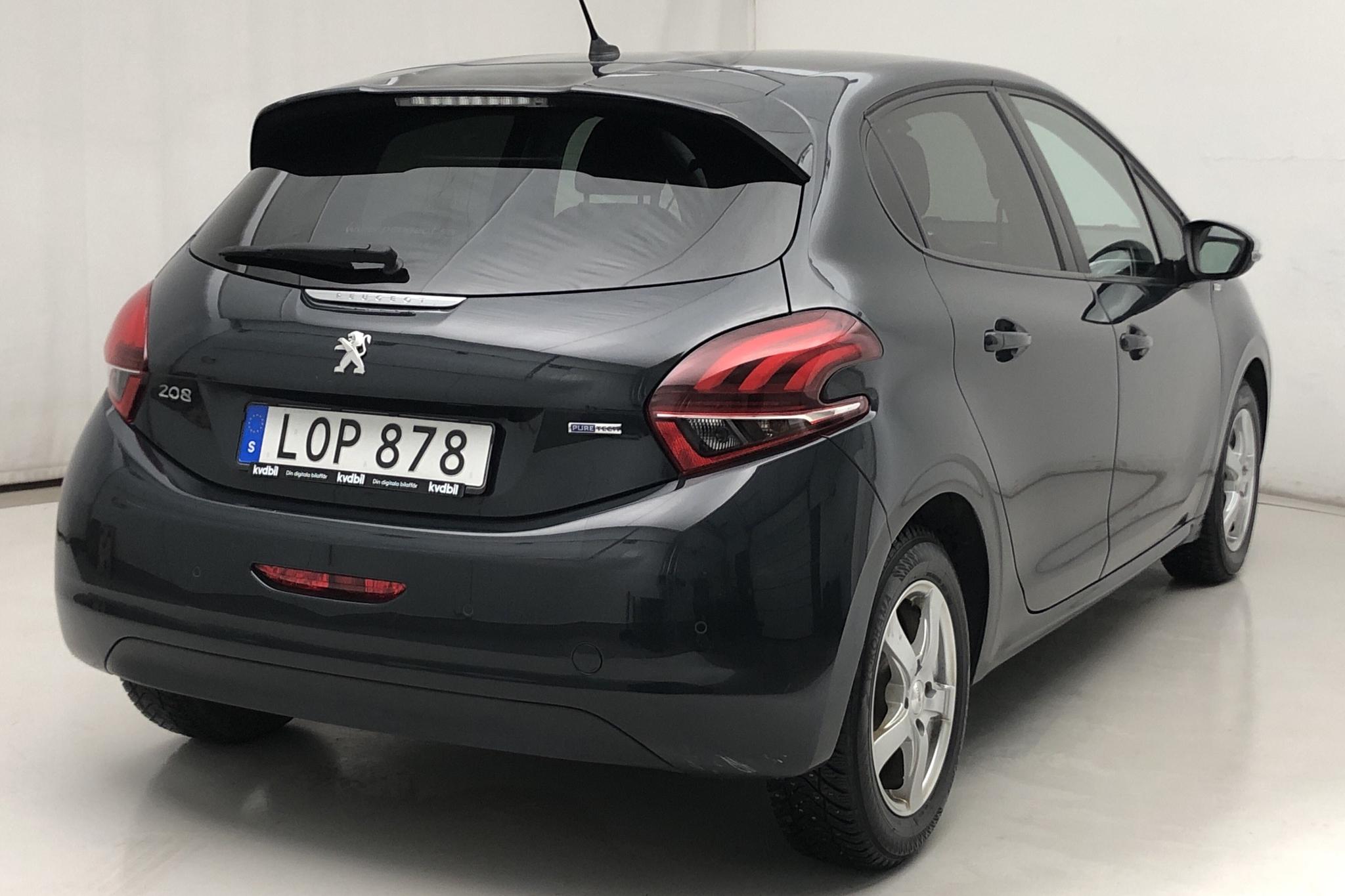 Peugeot 208 PureTech 5dr (82hk) - 8 332 mil - Manuell - Dark Grey - 2016