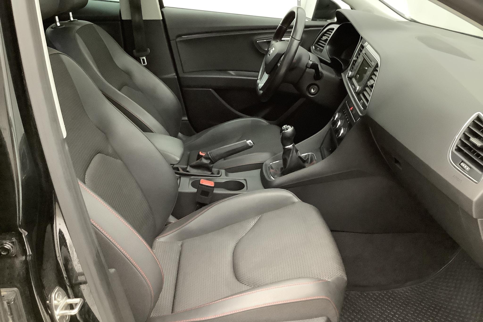 Seat Leon 2.0 TDI 5dr (184hk) - 142 750 km - Manual - black - 2015