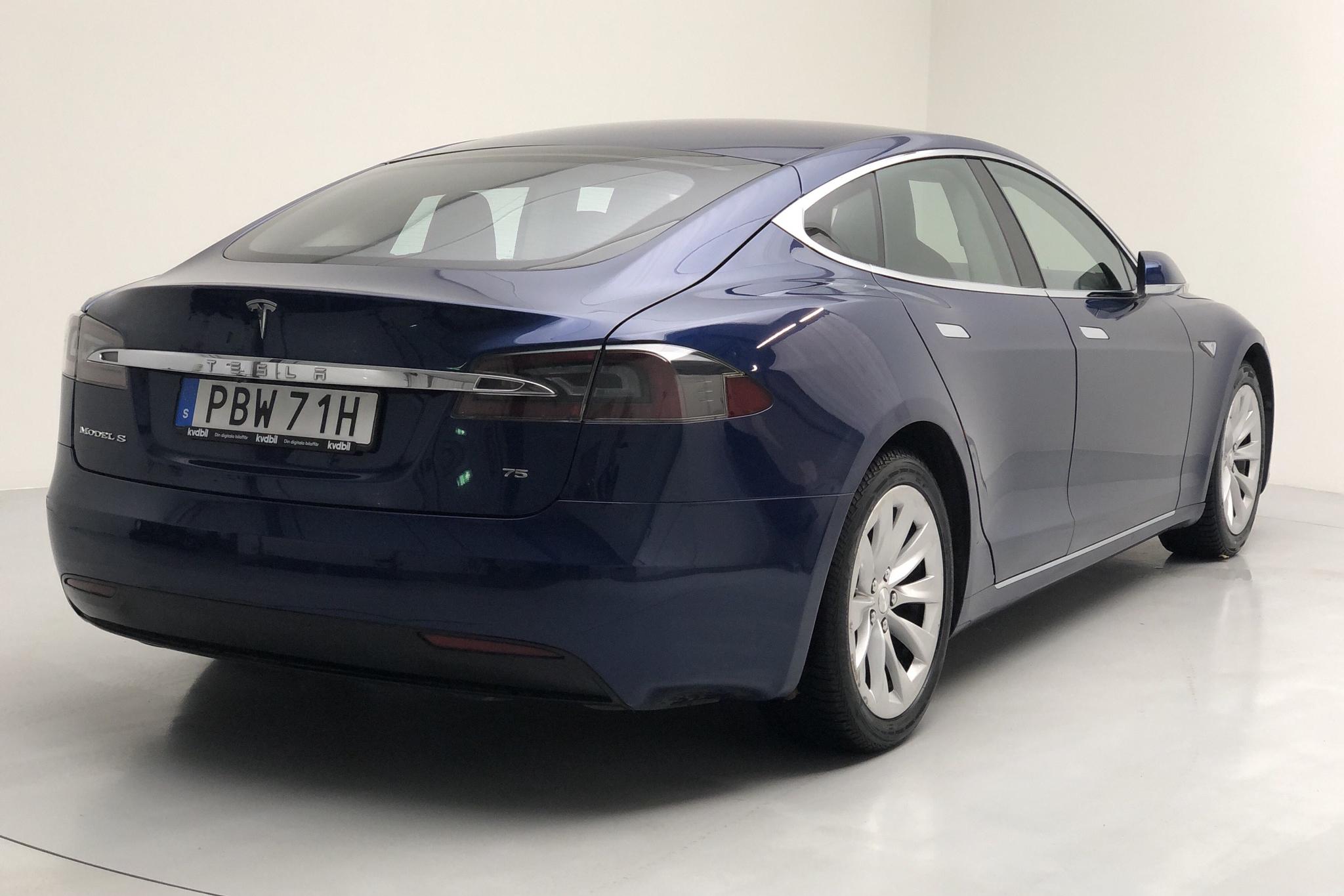 Tesla Model S 75 - 10 292 mil - Automat - Dark Blue - 2016