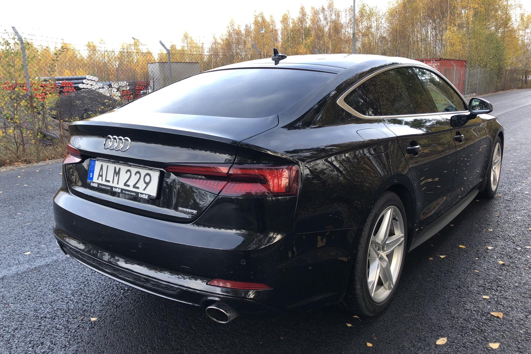 Audi A5 2.0 TFSI Coupé quattro (252hk) - 91 650 km - Automatic - black - 2018