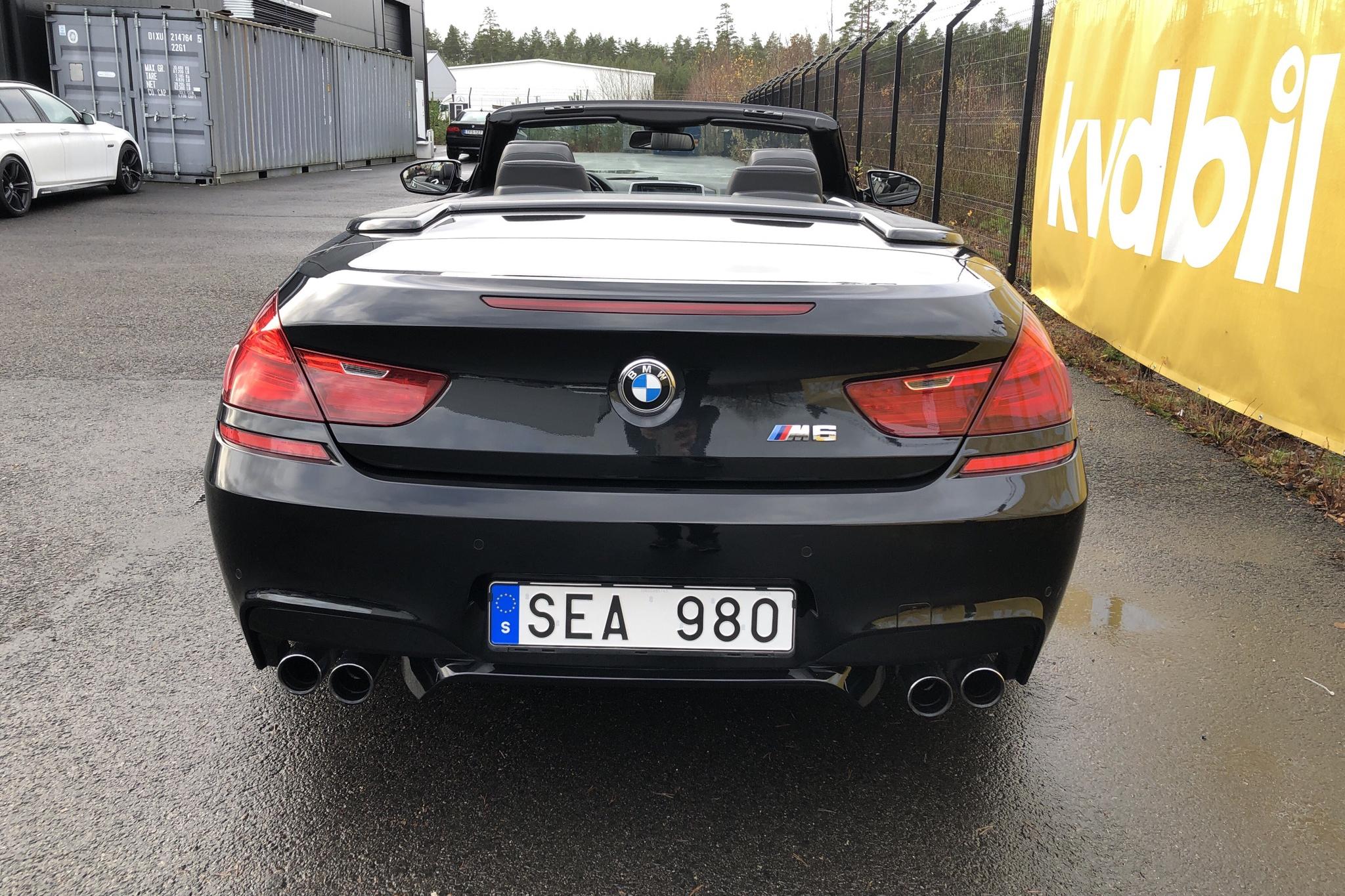 BMW M6 Cabriolet, F12 (560hk) - 79 670 km - Automatic - black - 2012