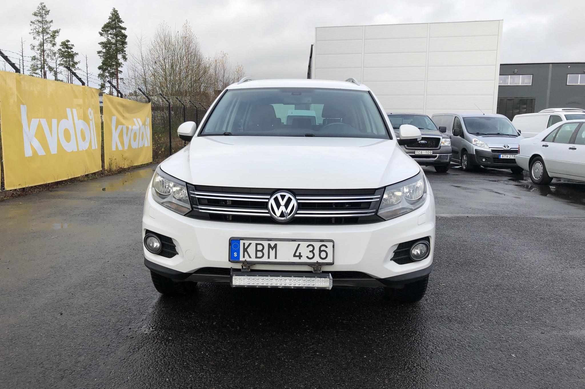 VW Tiguan 1.4 TSI 4MOTION (160hk) - 199 040 km - Manual - white - 2014