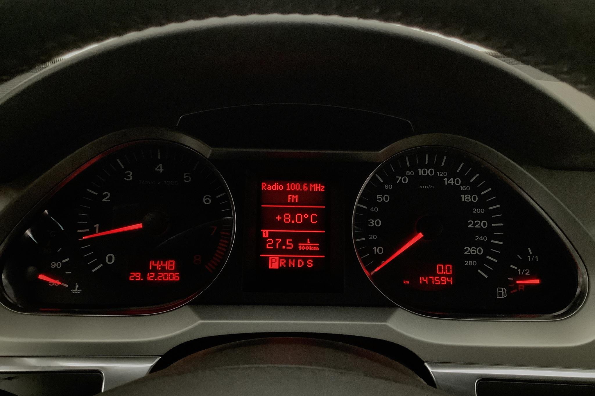 Audi A6 3.2 FSI Avant quattro (255hk) - 147 600 km - Automatic - gray - 2007
