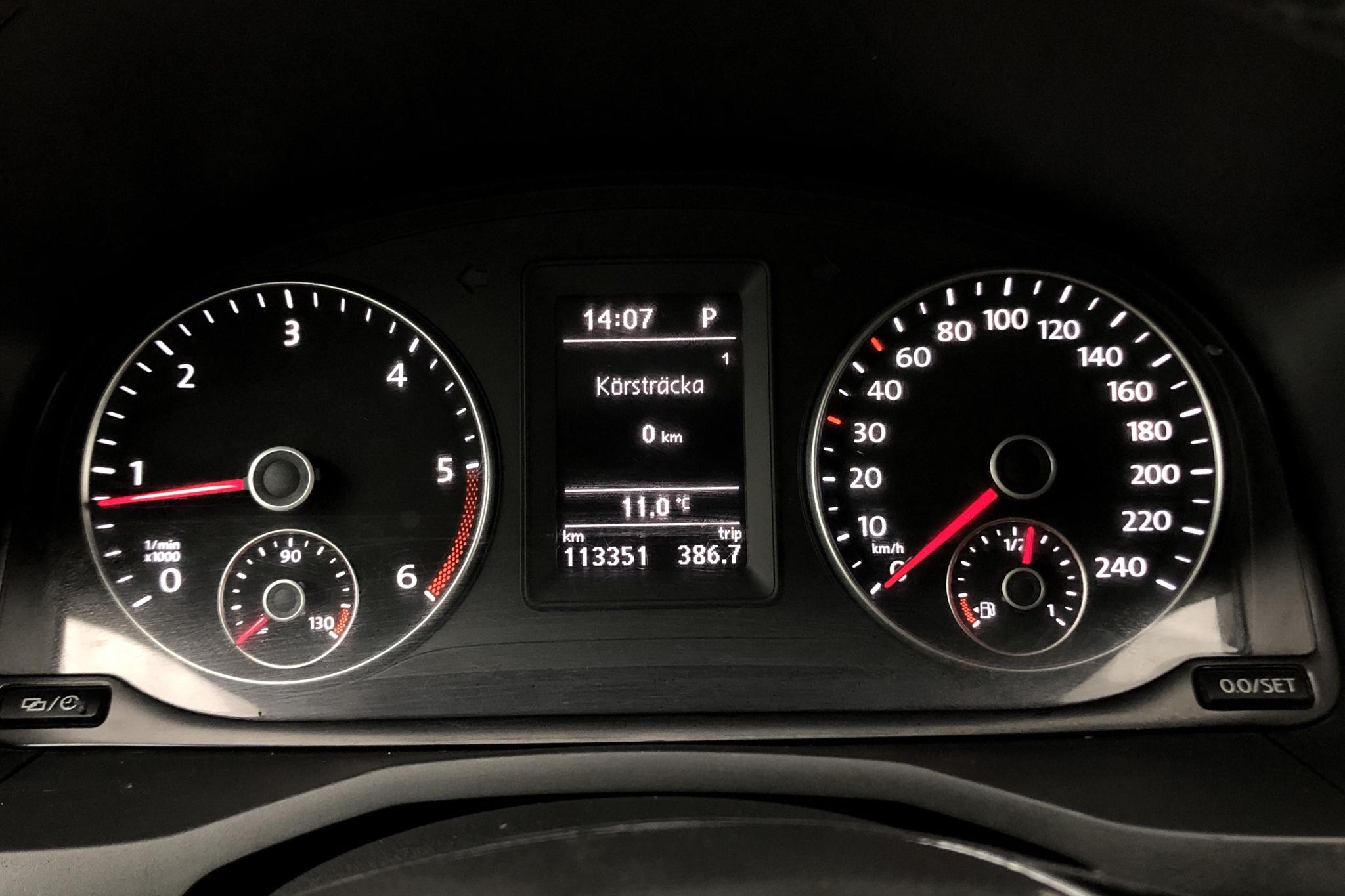 VW Caddy 1.6 TDI Maxi Skåp (102hk) - 113 350 km - Automatic - white - 2016