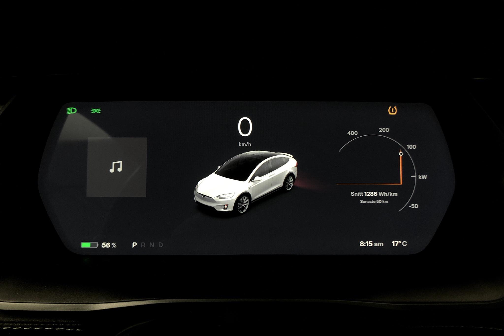 Tesla Model X P100D - 6 056 mil - Automat - vit - 2019