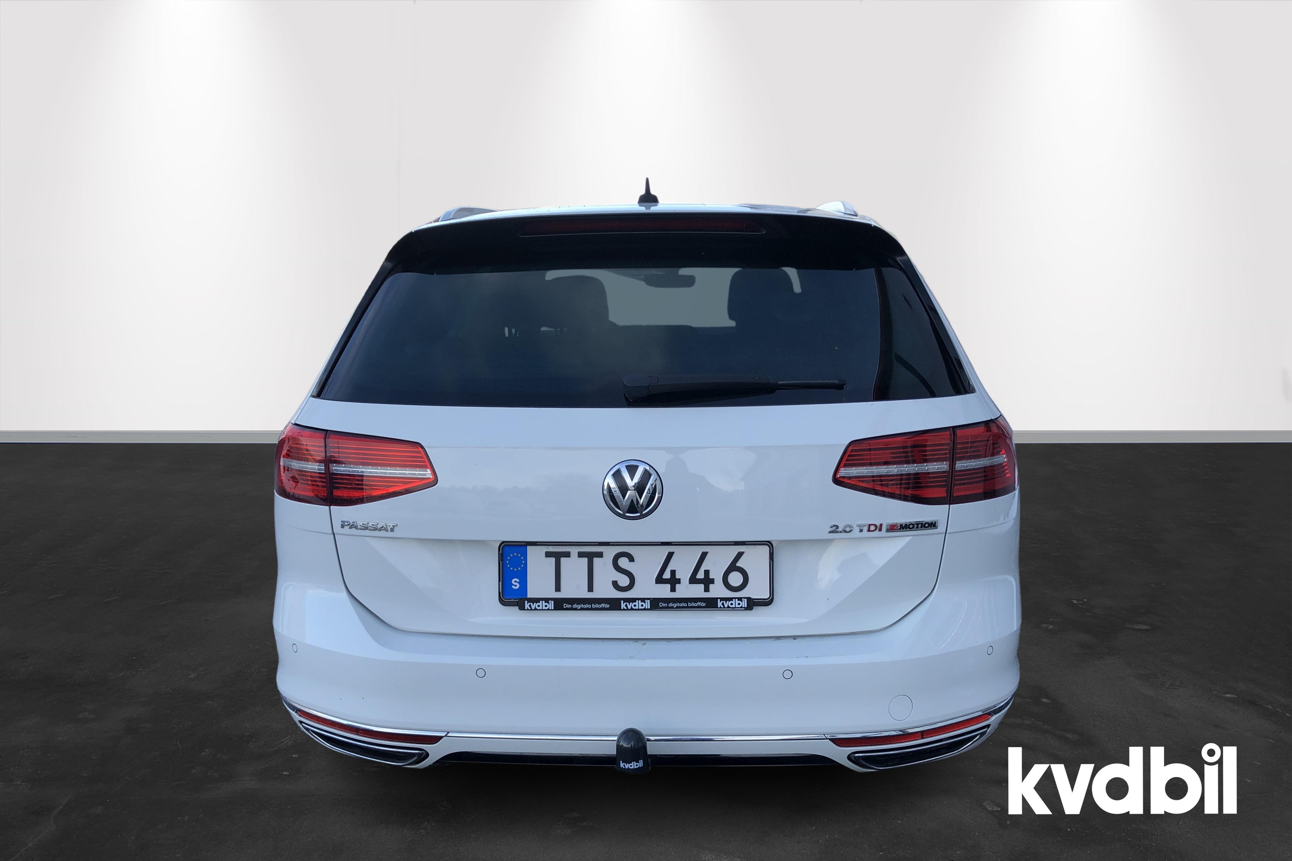 VW Passat 2.0 TDI Sportscombi 4MOTION (190hk) - 92 460 km - Automatic - white - 2016