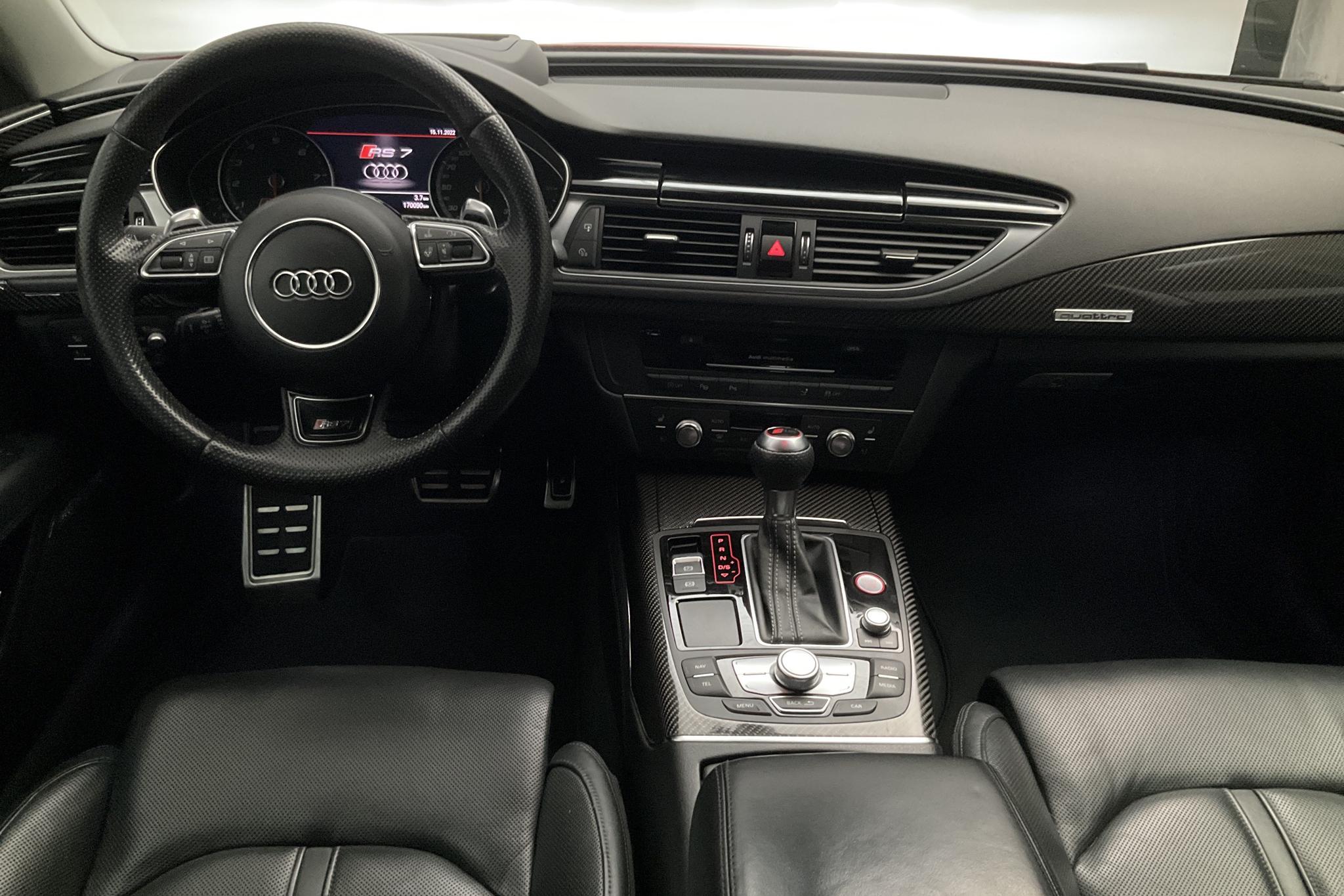 Audi RS7 4.0 TFSI (560hk) - 170 090 km - Automatic - red - 2015