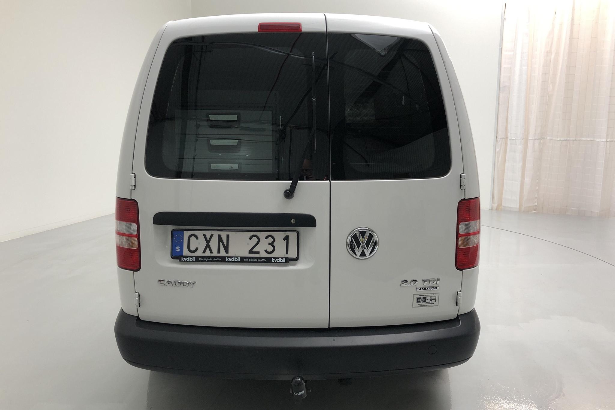 VW Caddy 2.0 TDI Maxi Skåp 4-motion (110hk) - 98 870 km - Manual - white - 2013