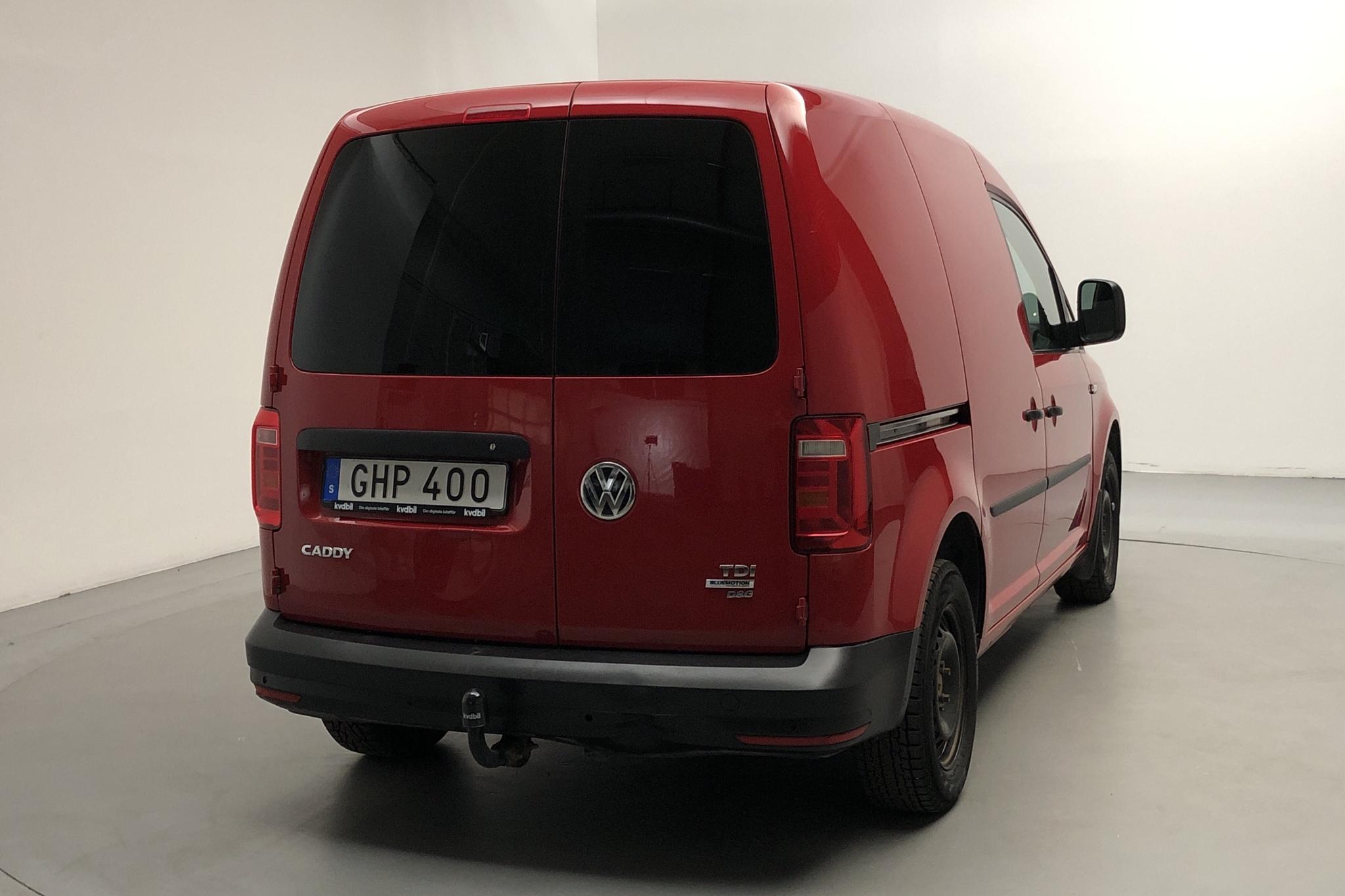 VW Caddy 2.0 TDI Skåp (102hk) - 20 014 mil - Automat - röd - 2016