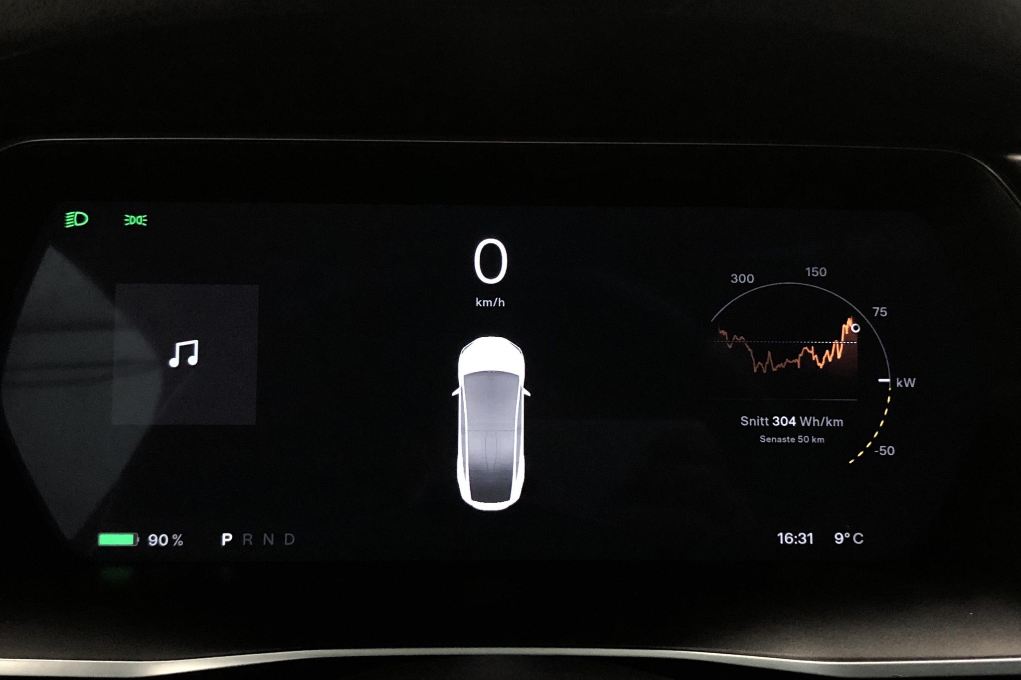 Tesla Model X 90D - 72 180 km - Automatic - white - 2017