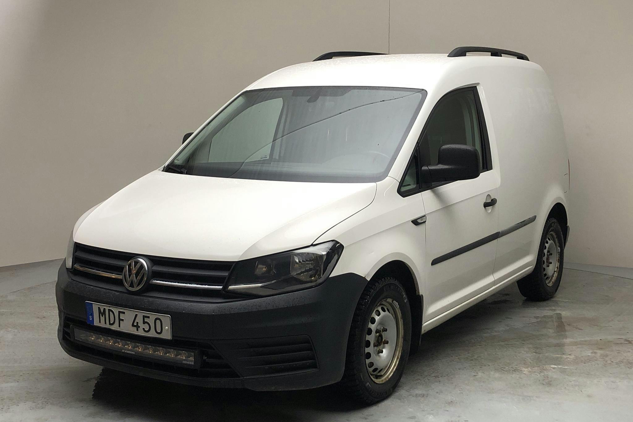 VW Caddy 2.0 TDI Skåp (102hk) - 15 416 mil - Automat - vit - 2016