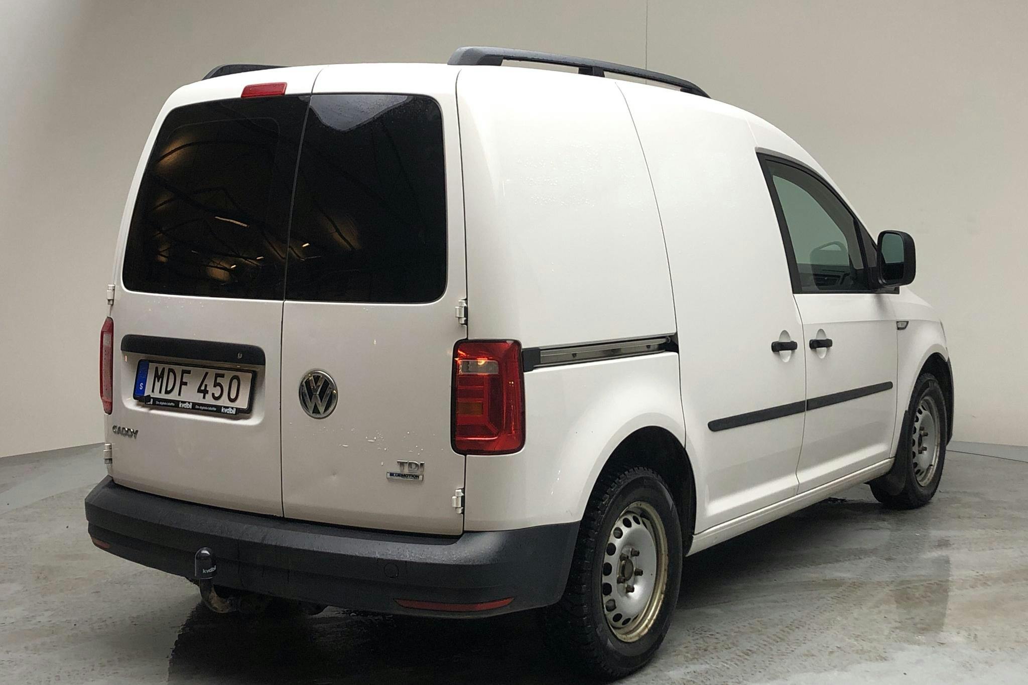VW Caddy 2.0 TDI Skåp (102hk) - 15 416 mil - Automat - vit - 2016