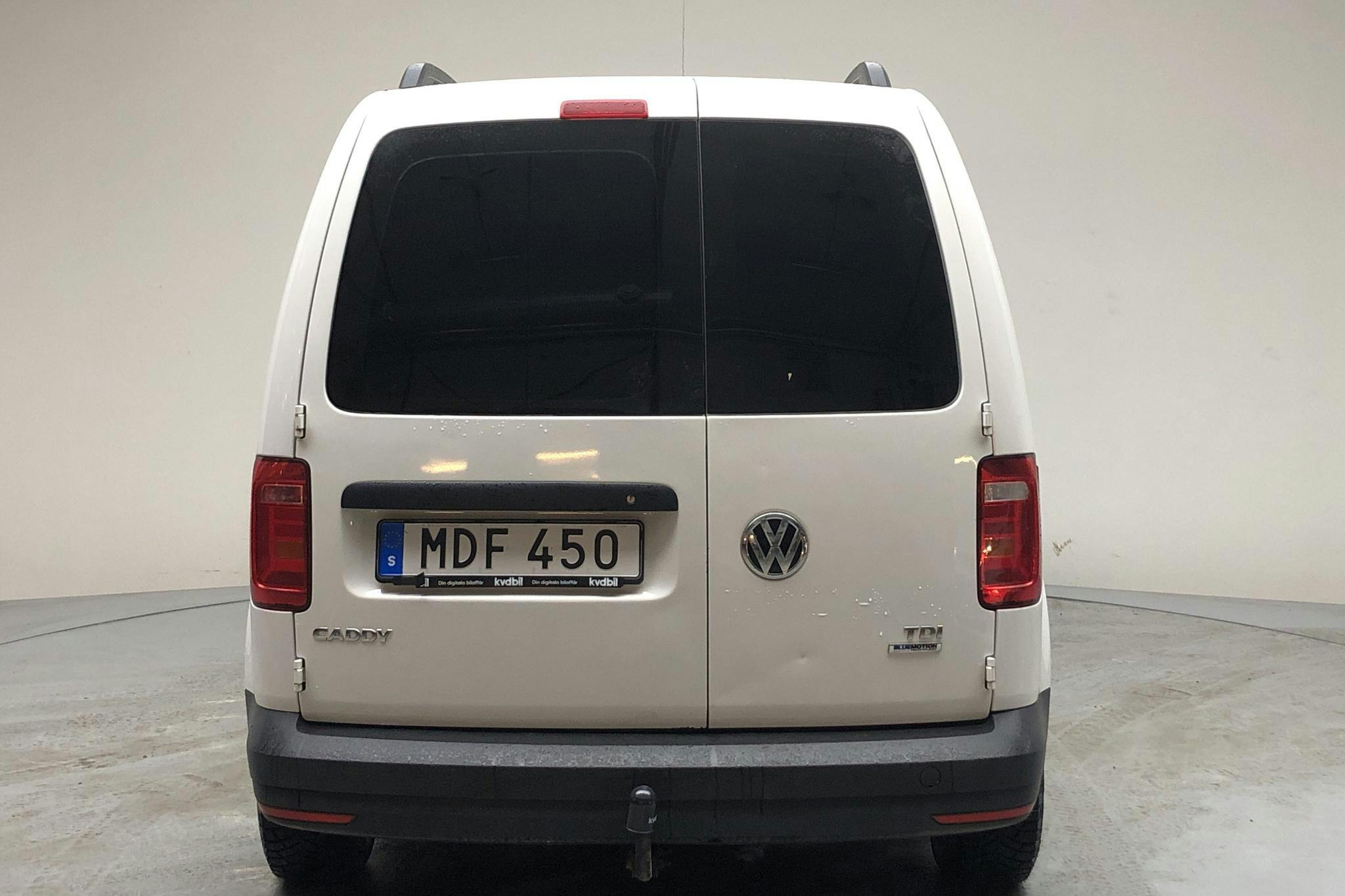 VW Caddy 2.0 TDI Skåp (102hk) - 15 416 mil - Automat - vit - 2016