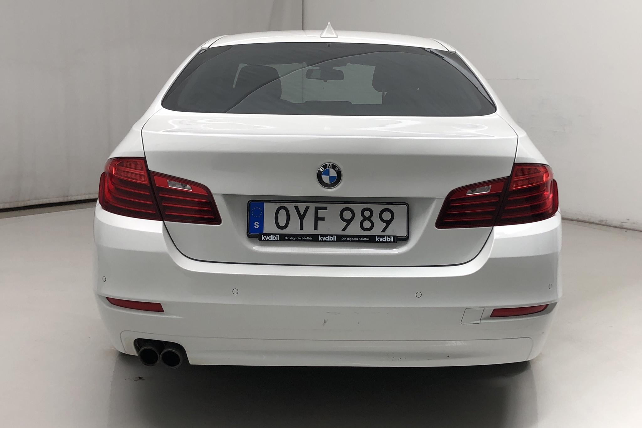 BMW 520d Sedan, F10 (190hk) - 123 470 km - Automatic - white - 2016