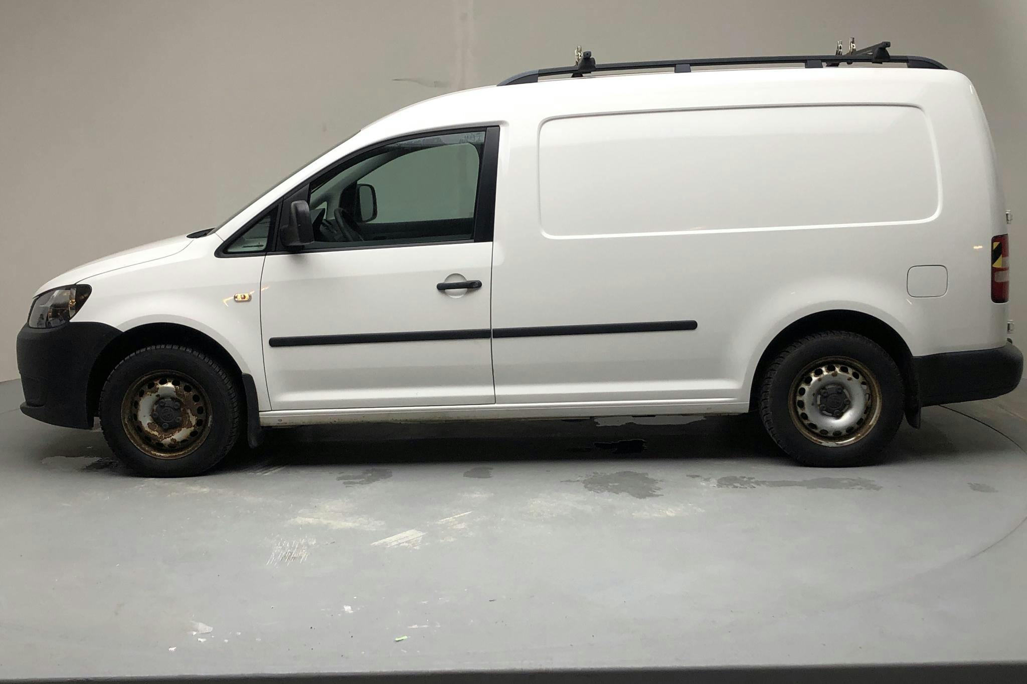 VW Caddy 1.6 TDI Maxi Skåp (102hk) - 11 335 mil - Manuell - vit - 2011