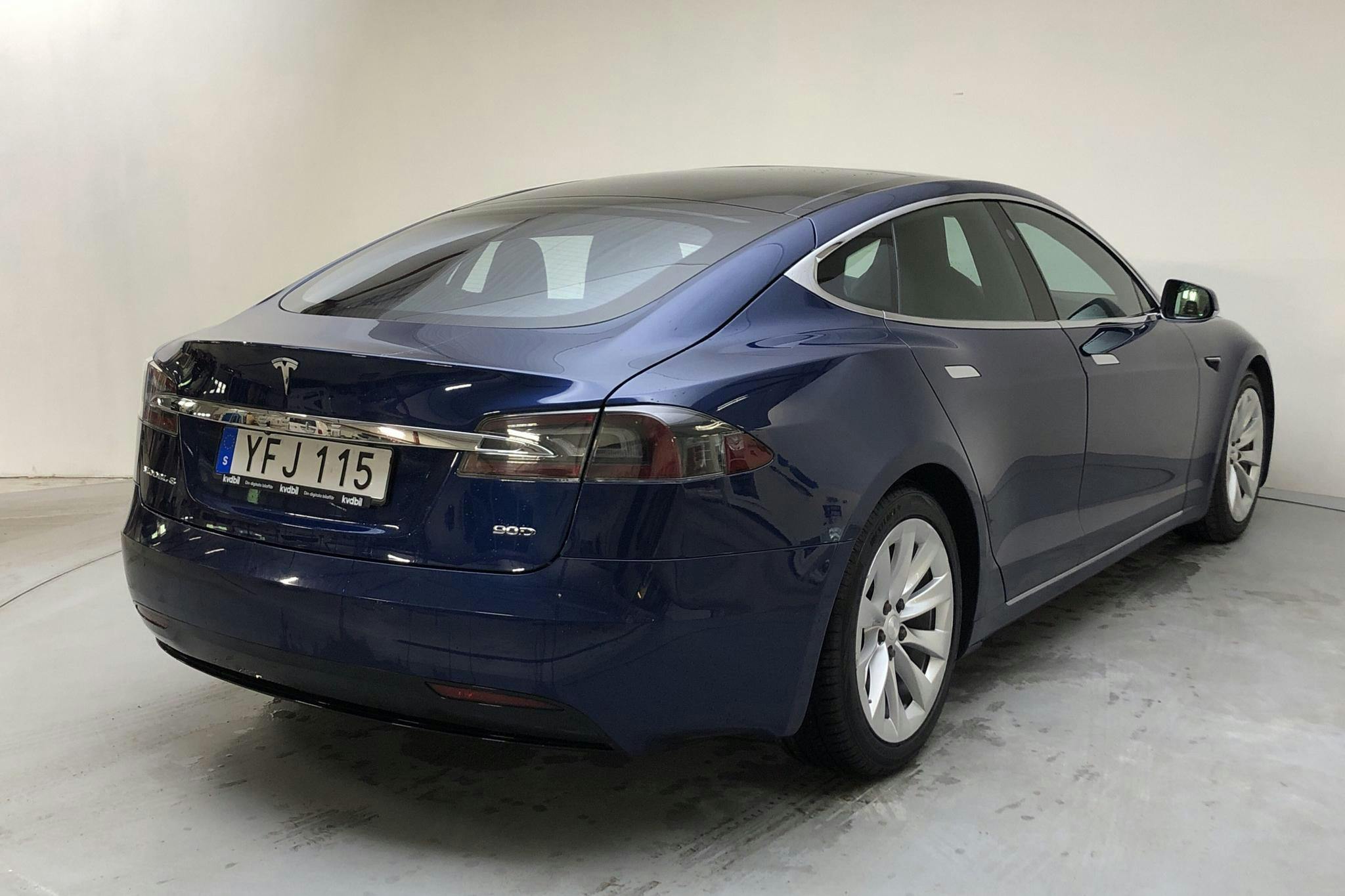 Tesla Model S 90D - 20 915 mil - Automat - blå - 2016