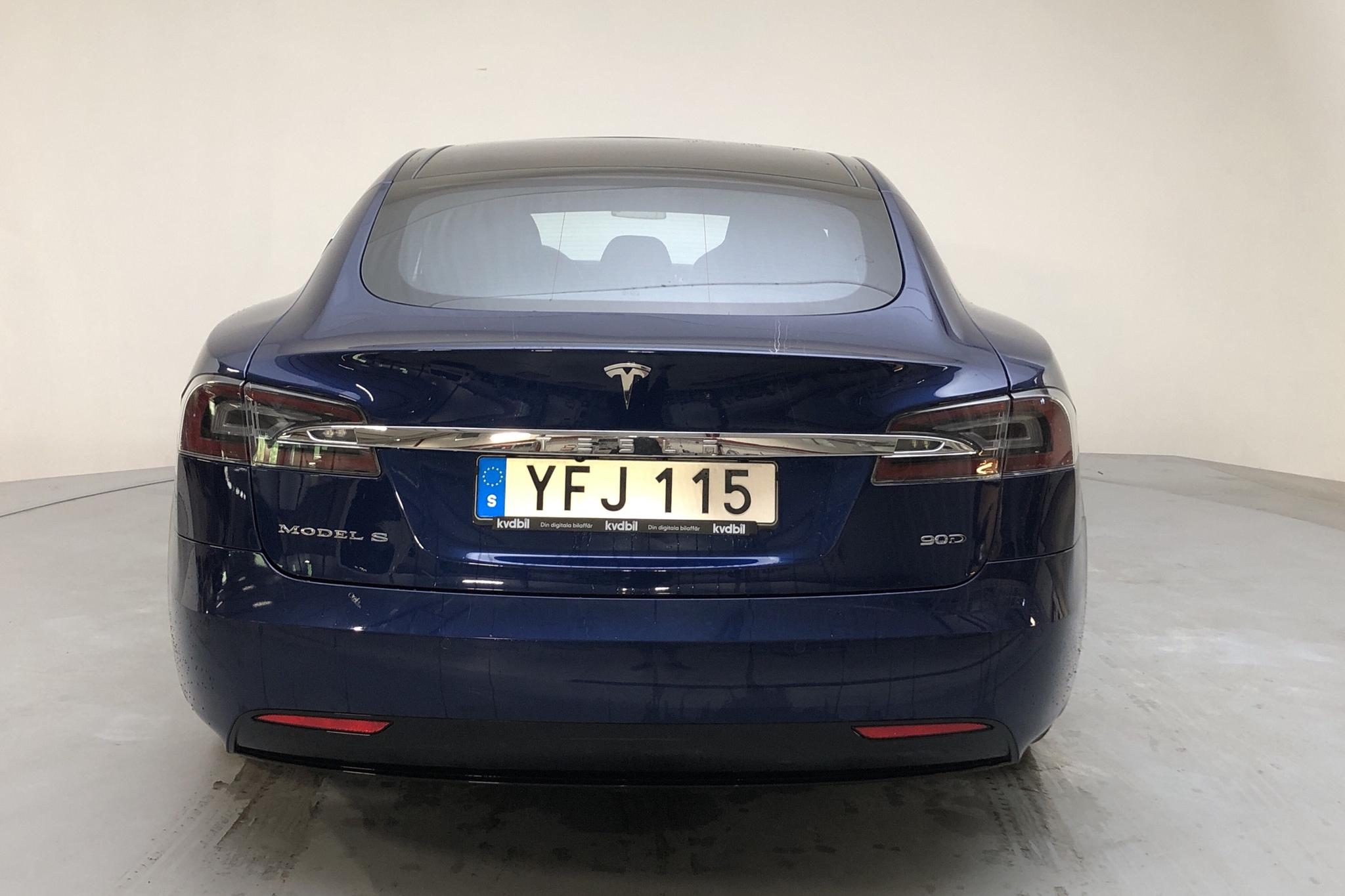 Tesla Model S 90D - 20 915 mil - Automat - blå - 2016