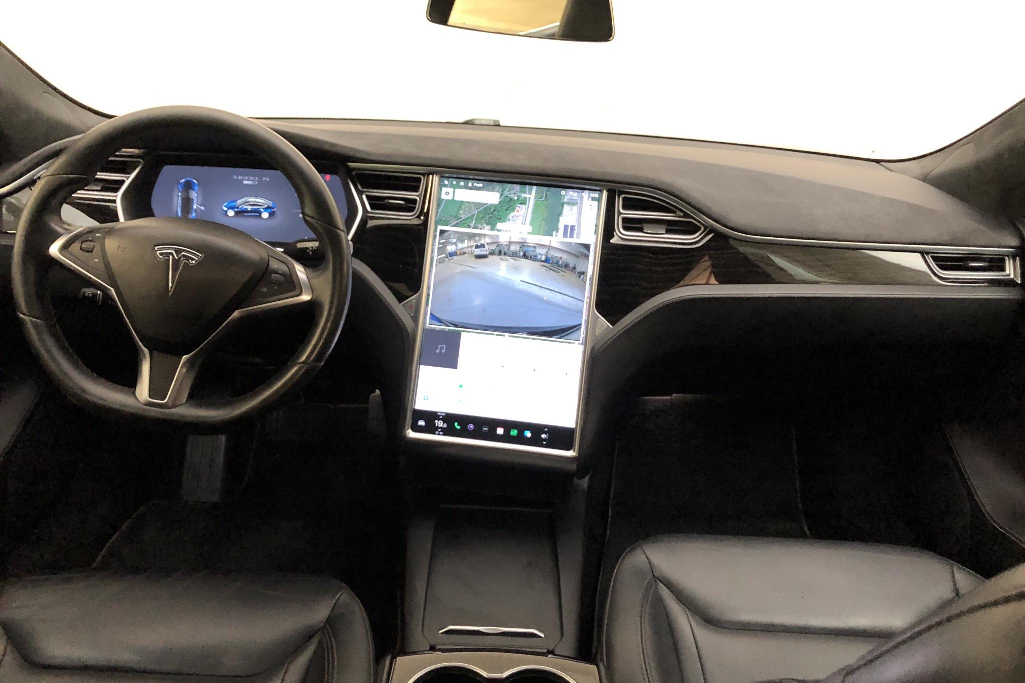 Tesla Model S 90D - 20 915 mil - Automat - blå - 2016