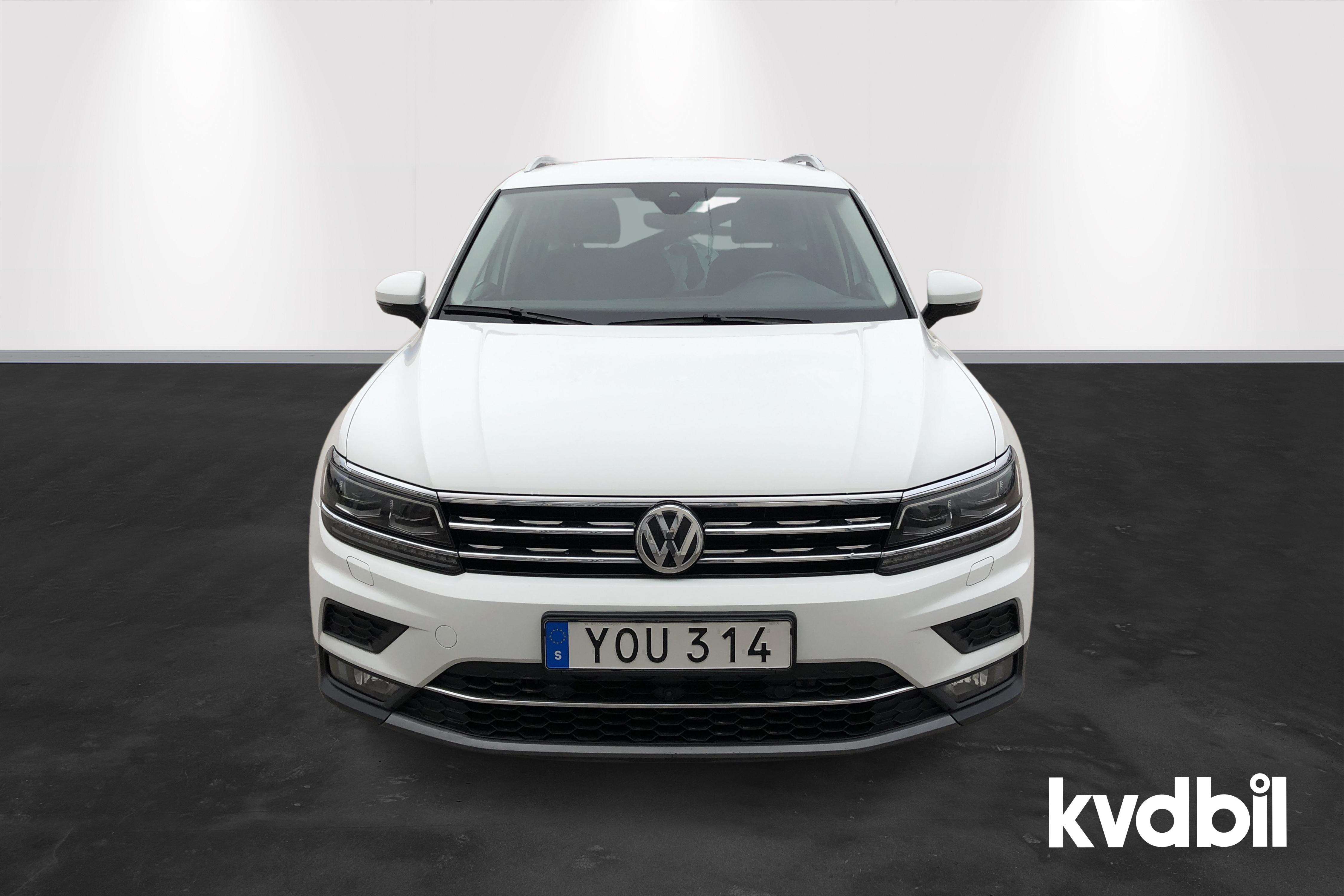 VW Tiguan 2.0 TDI 4MOTION (190hk) - 127 390 km - Automatic - white - 2018