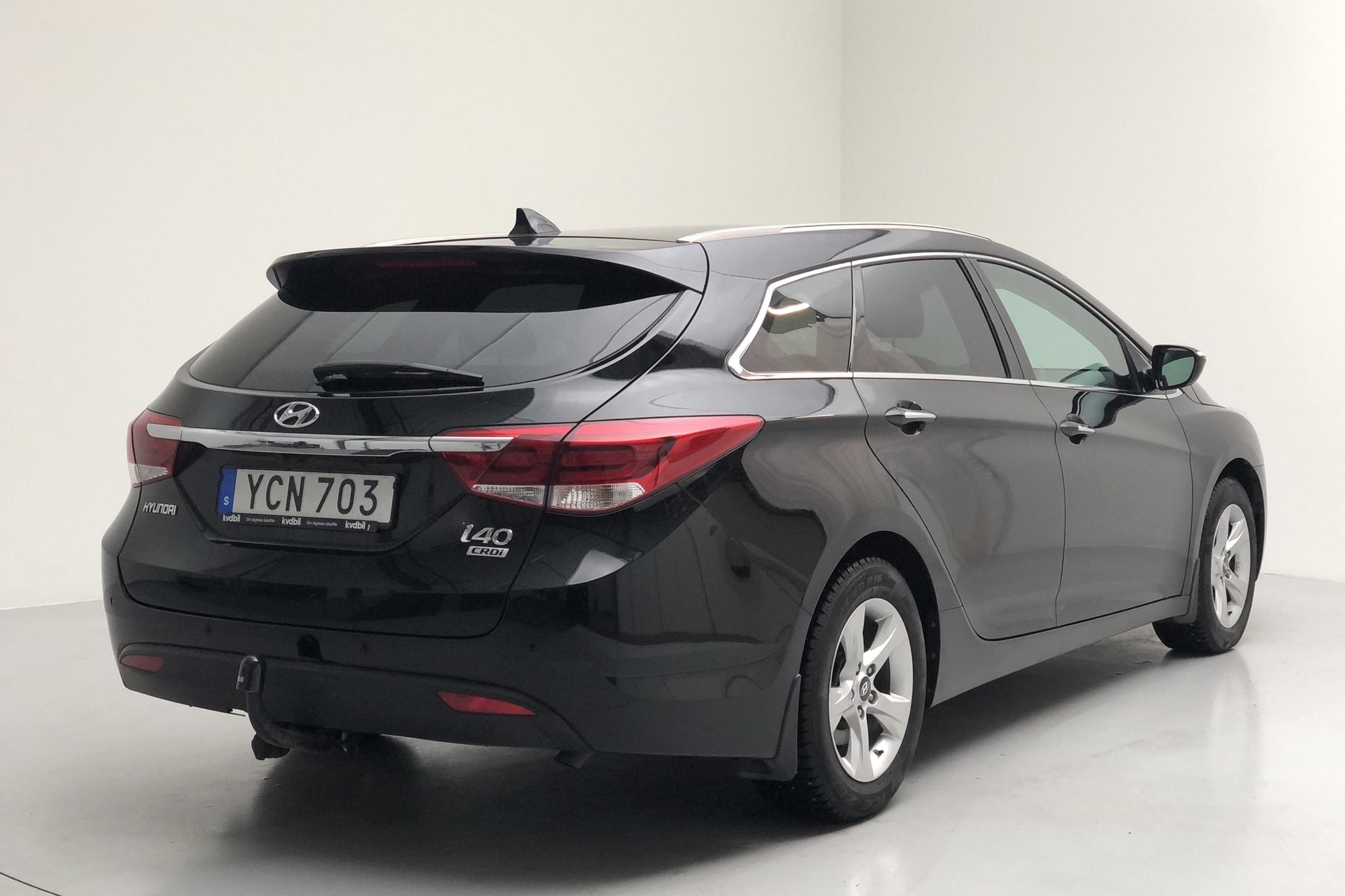 Hyundai i40 1.7 D Kombi (141hk) - 78 370 km - Automatic - black - 2016