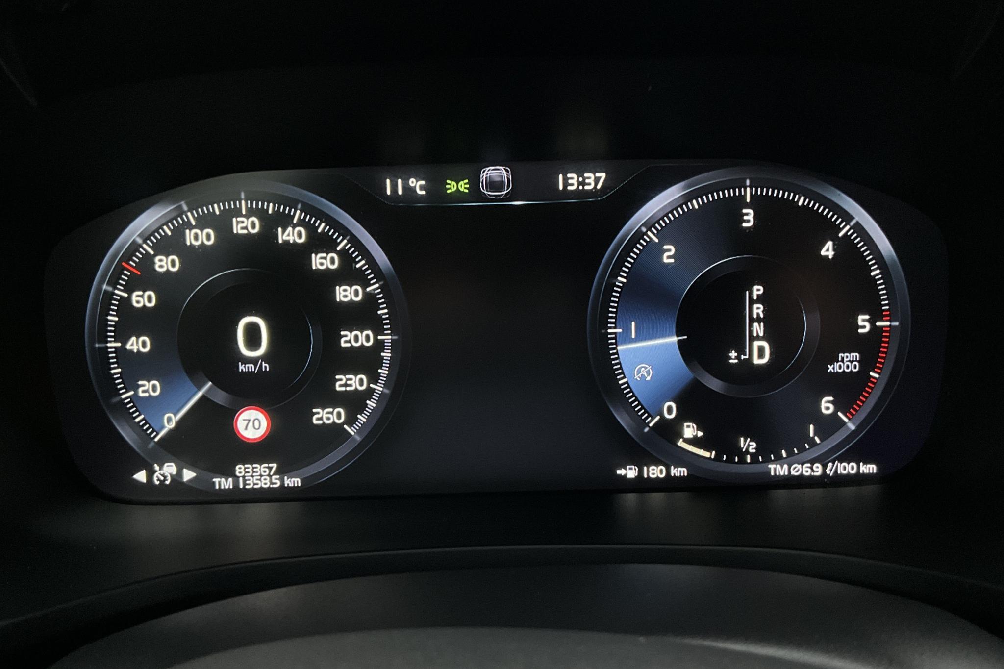 Volvo V60 D3 AWD (150hk) - 83 370 km - Automatic - black - 2019