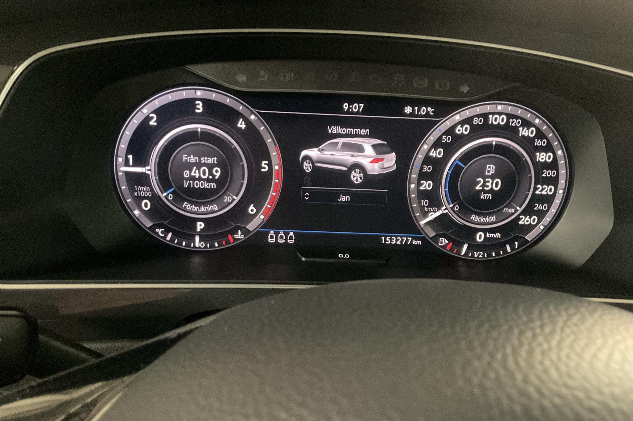 VW Tiguan 2.0 TDI 4MOTION (190hk) - 153 280 km - Automatic - Dark Red - 2018