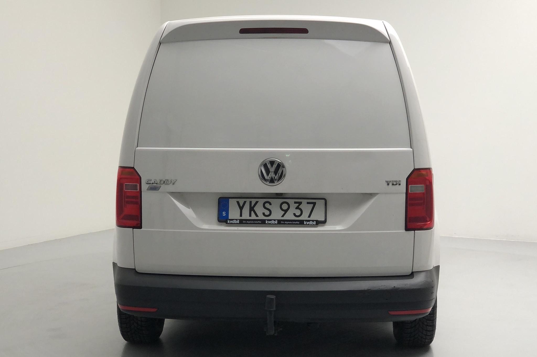 VW Caddy 2.0 TDI Skåp (75hk) - 17 756 mil - Manuell - vit - 2017
