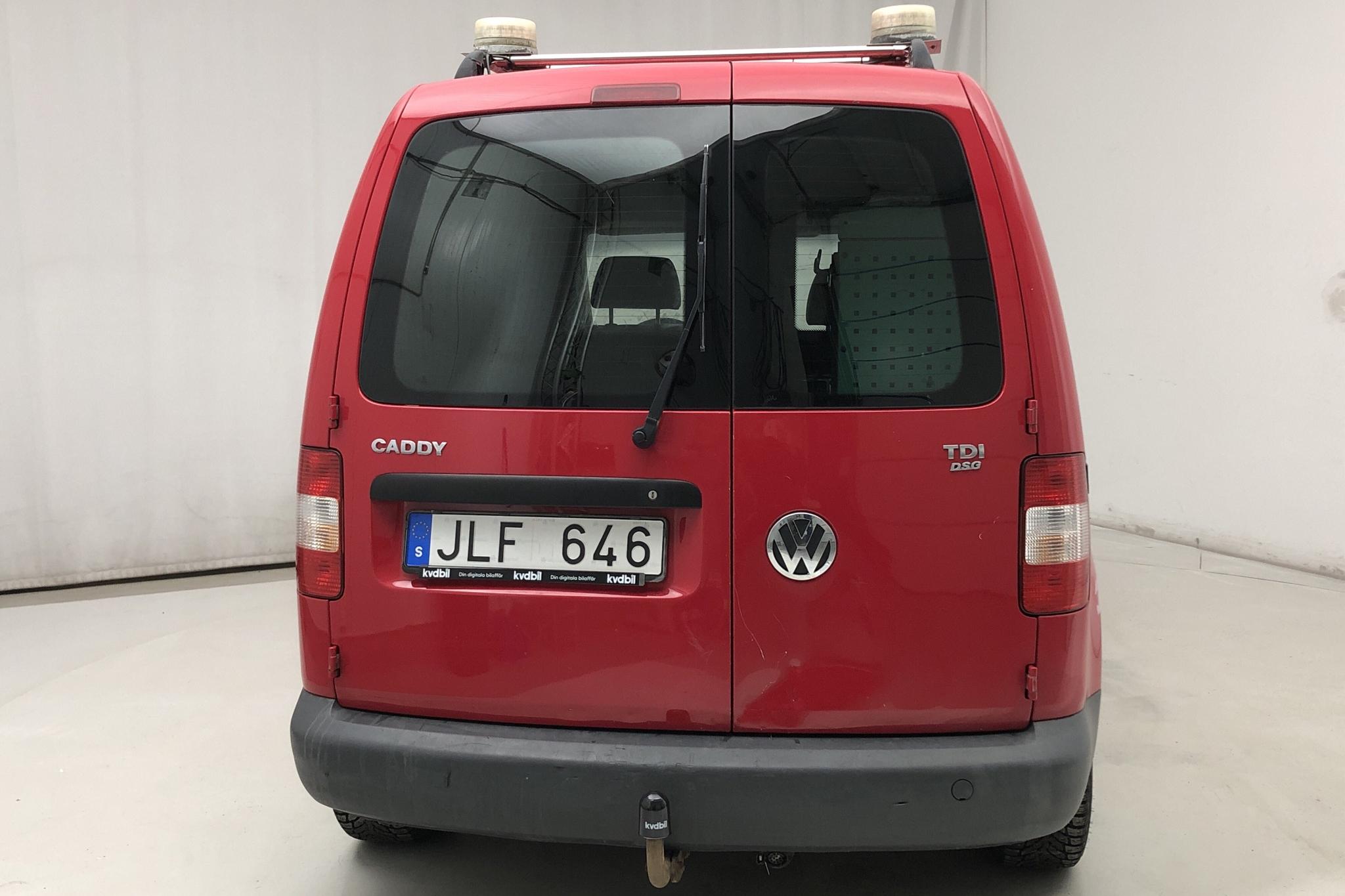 VW Caddy 1.9 TDI Skåp (105hk) - 162 140 km - Automatic - red - 2008
