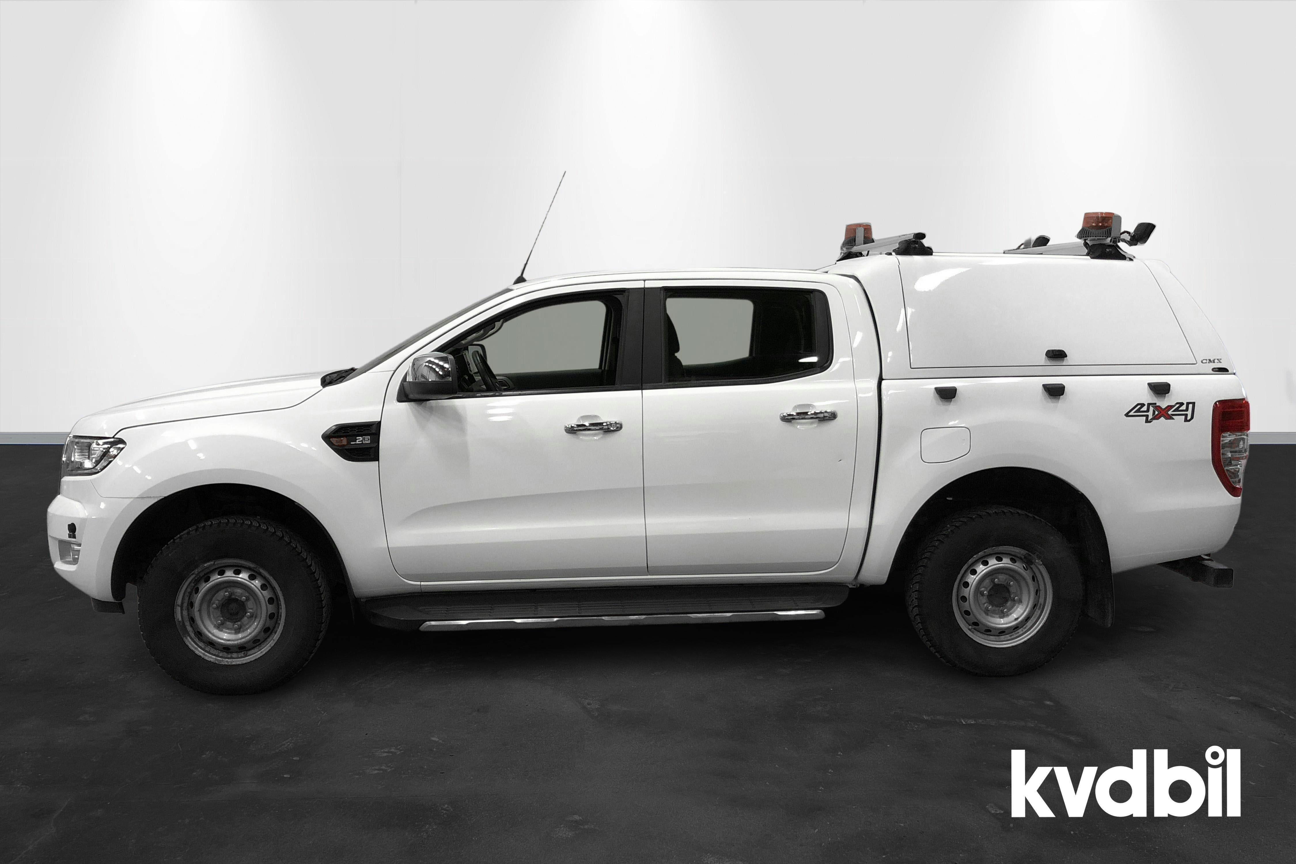 Ford Ranger 2.2 TDCi 4WD (160hk) - 10 242 mil - Automat - vit - 2017