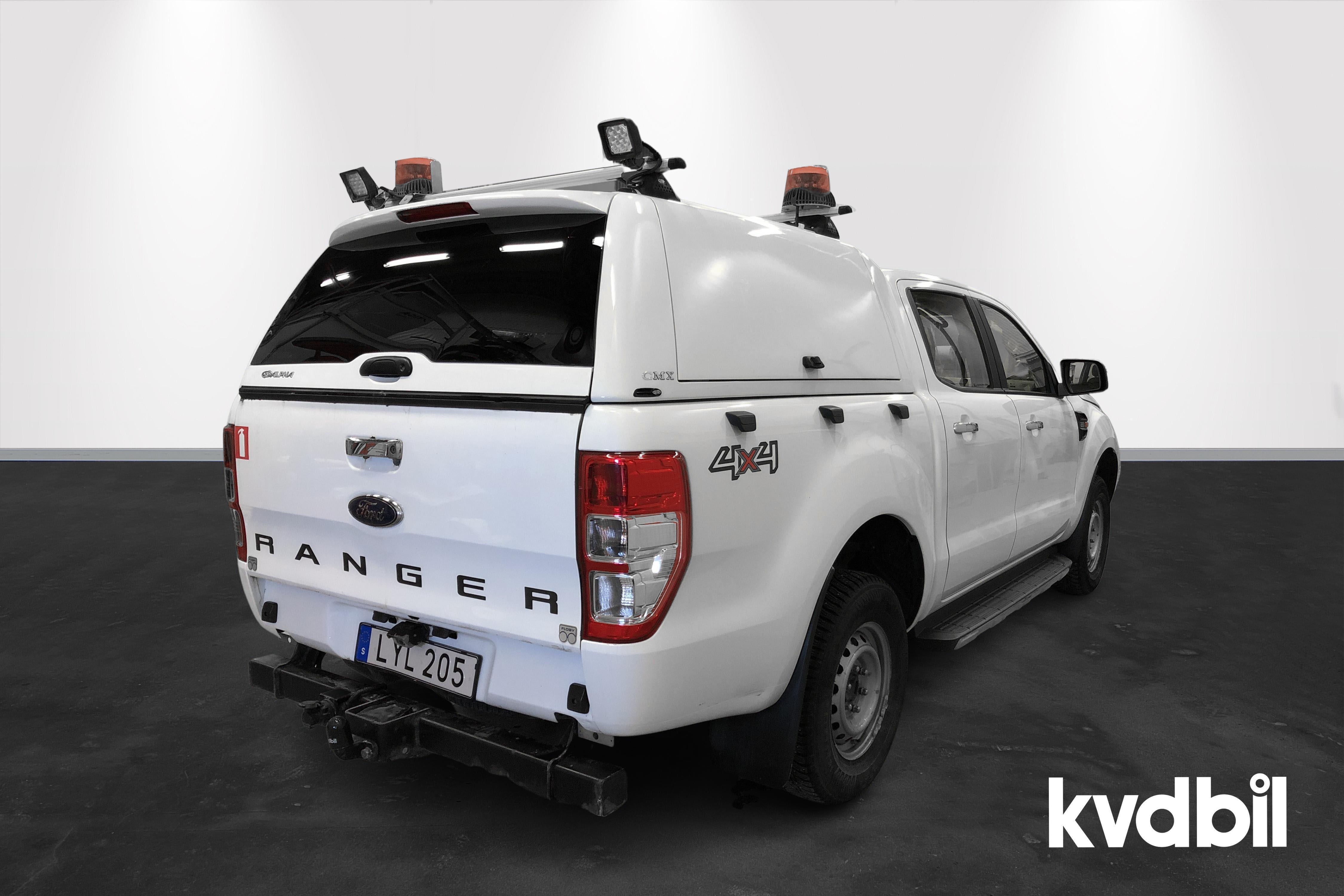 Ford Ranger 2.2 TDCi 4WD (160hk) - 10 242 mil - Automat - vit - 2017