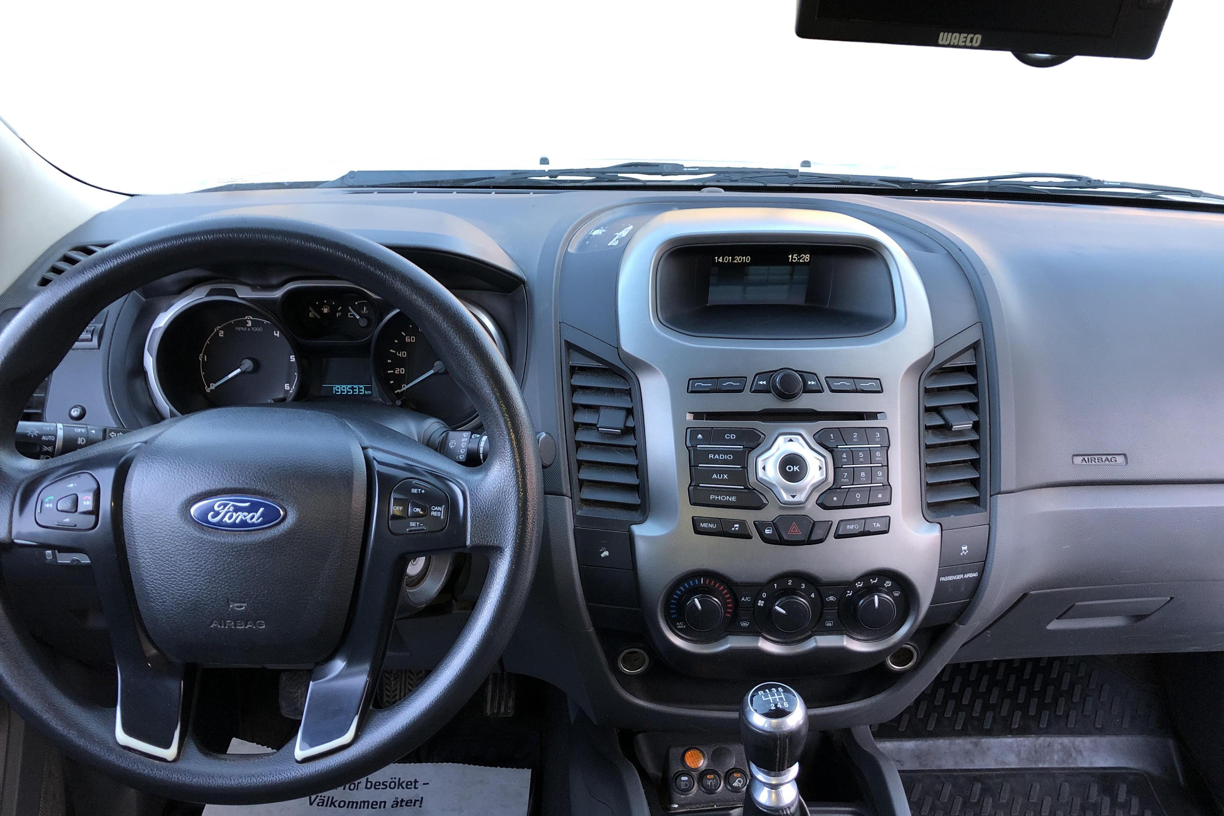 Ford Ranger 2.2 TDCi 4WD (150hk) - 199 530 km - Manual - white - 2013