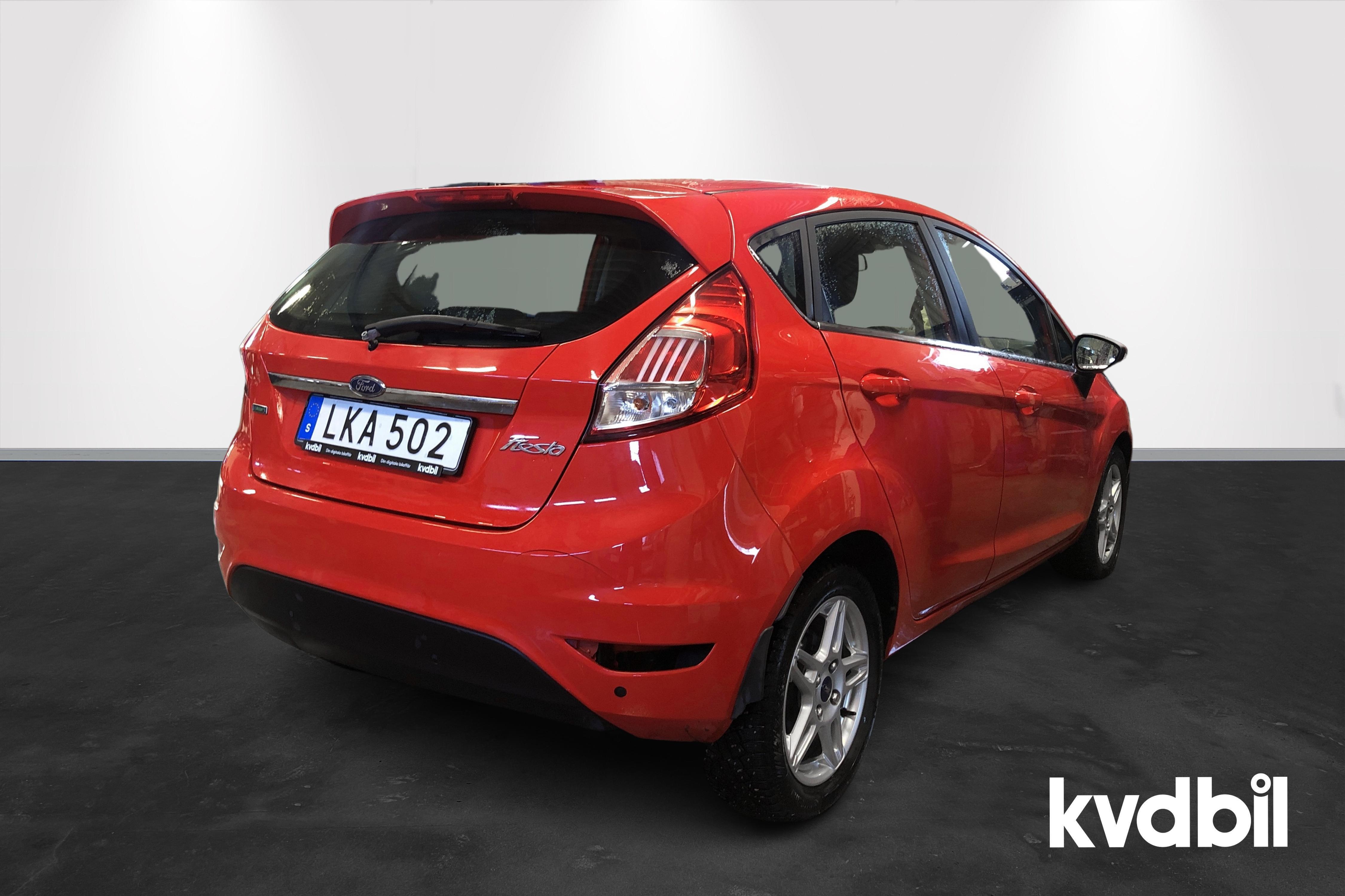 Ford Fiesta 1.0T EcoBoost 5dr (100hk) - 47 060 km - Automatic - red - 2017