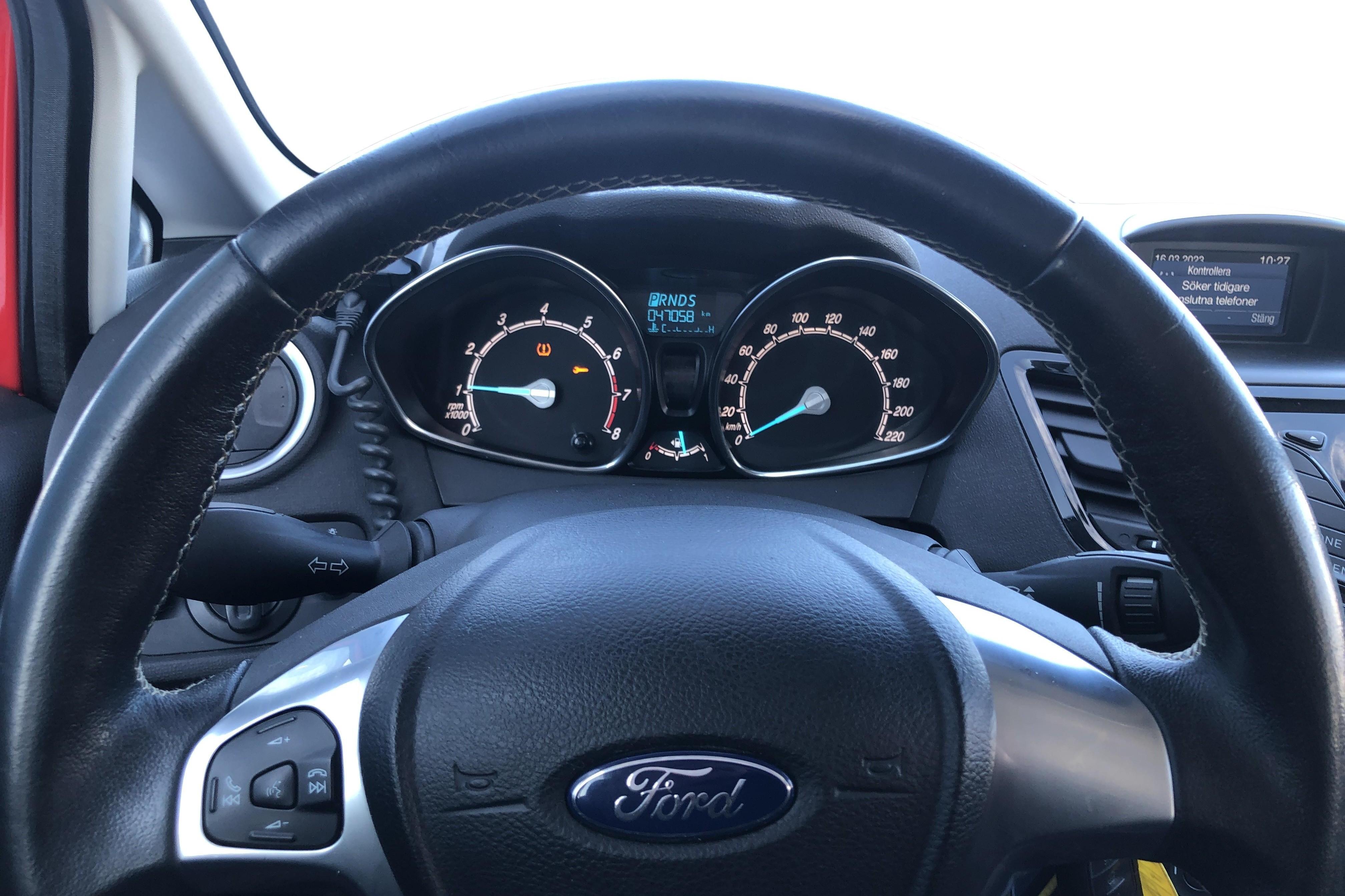 Ford Fiesta 1.0T EcoBoost 5dr (100hk) - 4 706 mil - Automat - röd - 2017