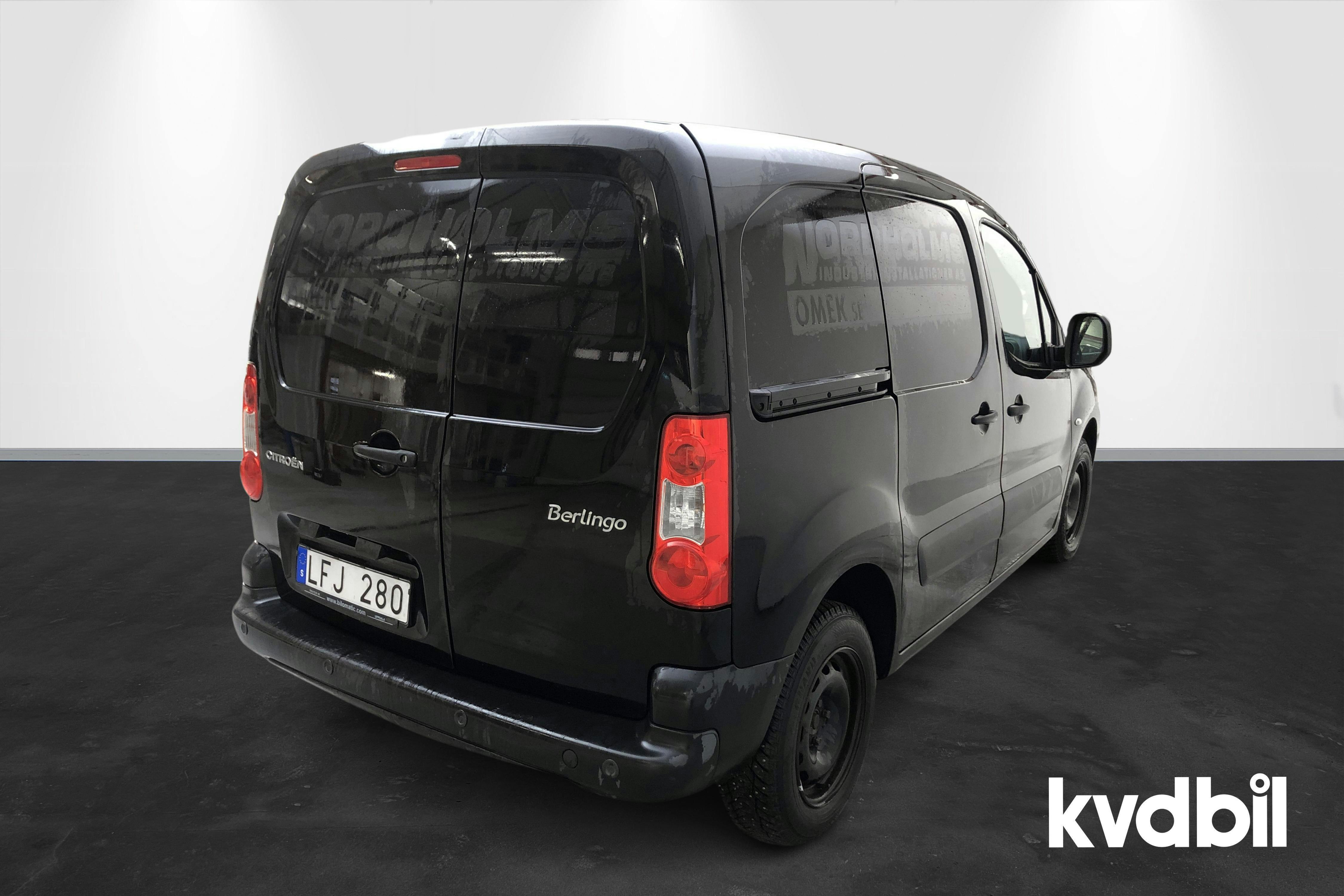 Citroen Berlingo III 1.6 HDi Skåp (75hk) - 140 280 km - Manual - black - 2011
