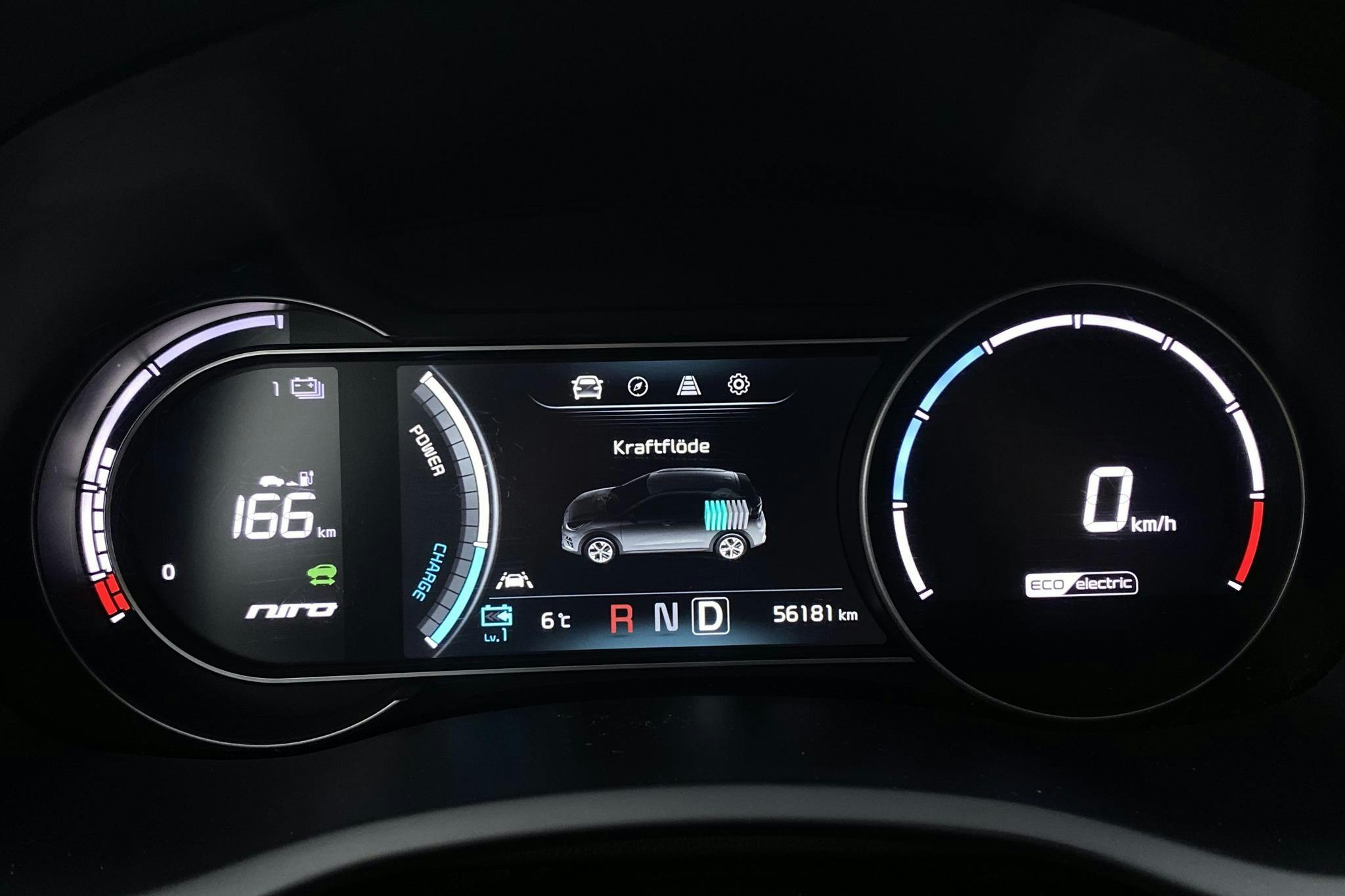 KIA Niro EV 64 kWh (204hk) - 5 618 mil - Automat - blå - 2019