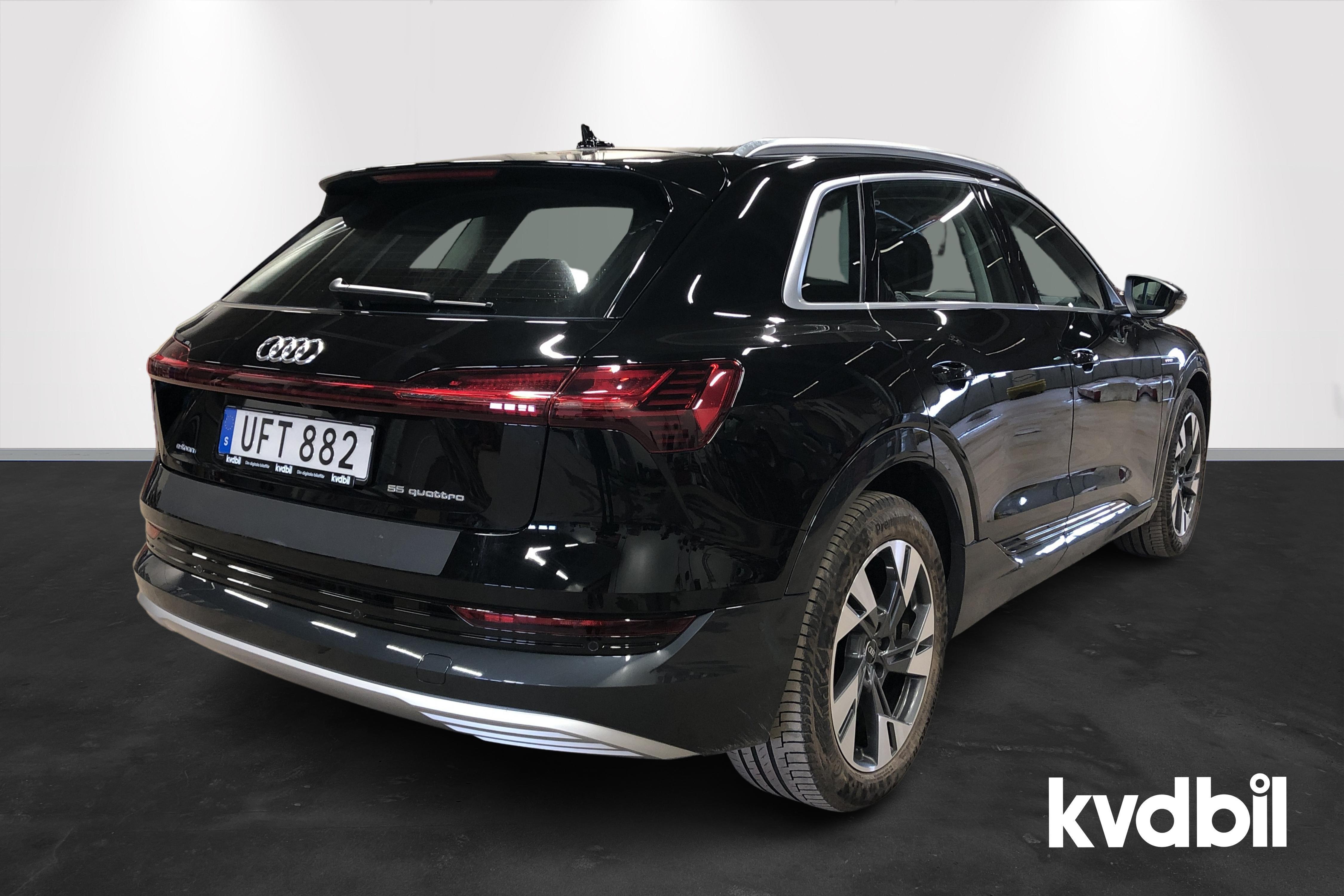 Audi e-tron 55 quattro 95 kWh (360hk) - 3 707 mil - Automat - svart - 2021