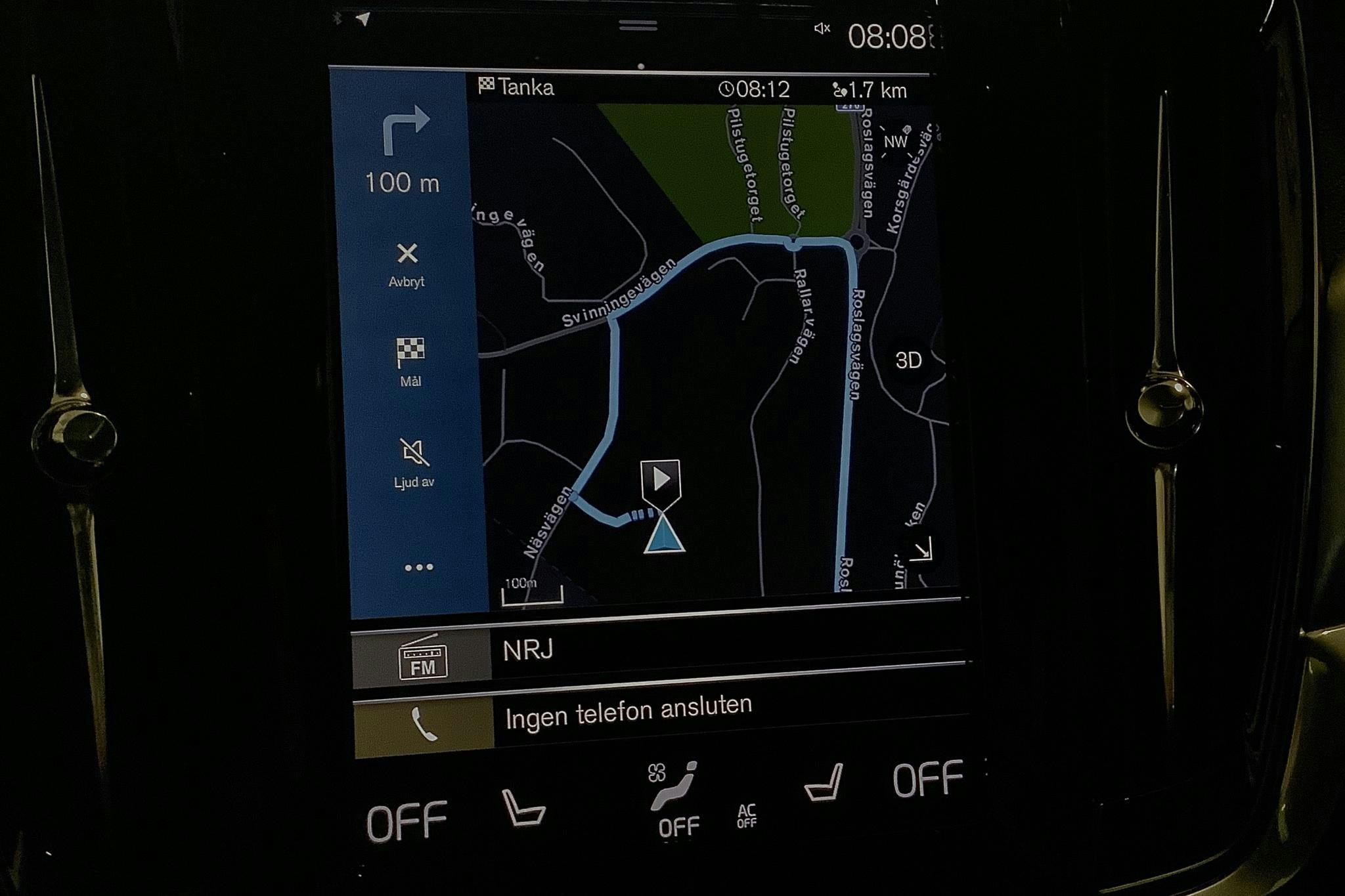 Volvo V90 D4 (190hk) - 136 500 km - Automatic - black - 2020