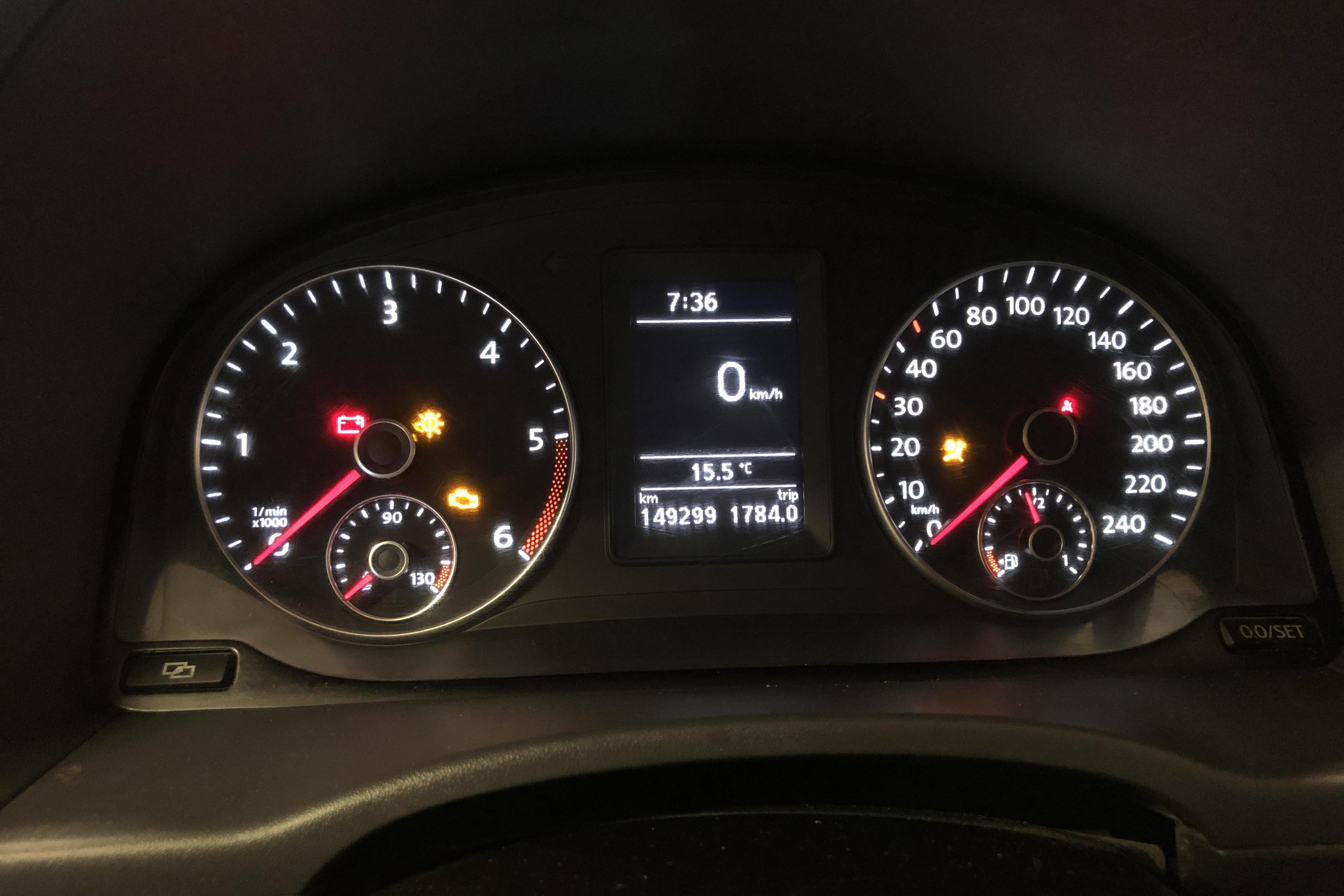 VW Caddy 2.0 TDI Skåp 4-motion (110hk) - 14 929 mil - Manuell - vit - 2012