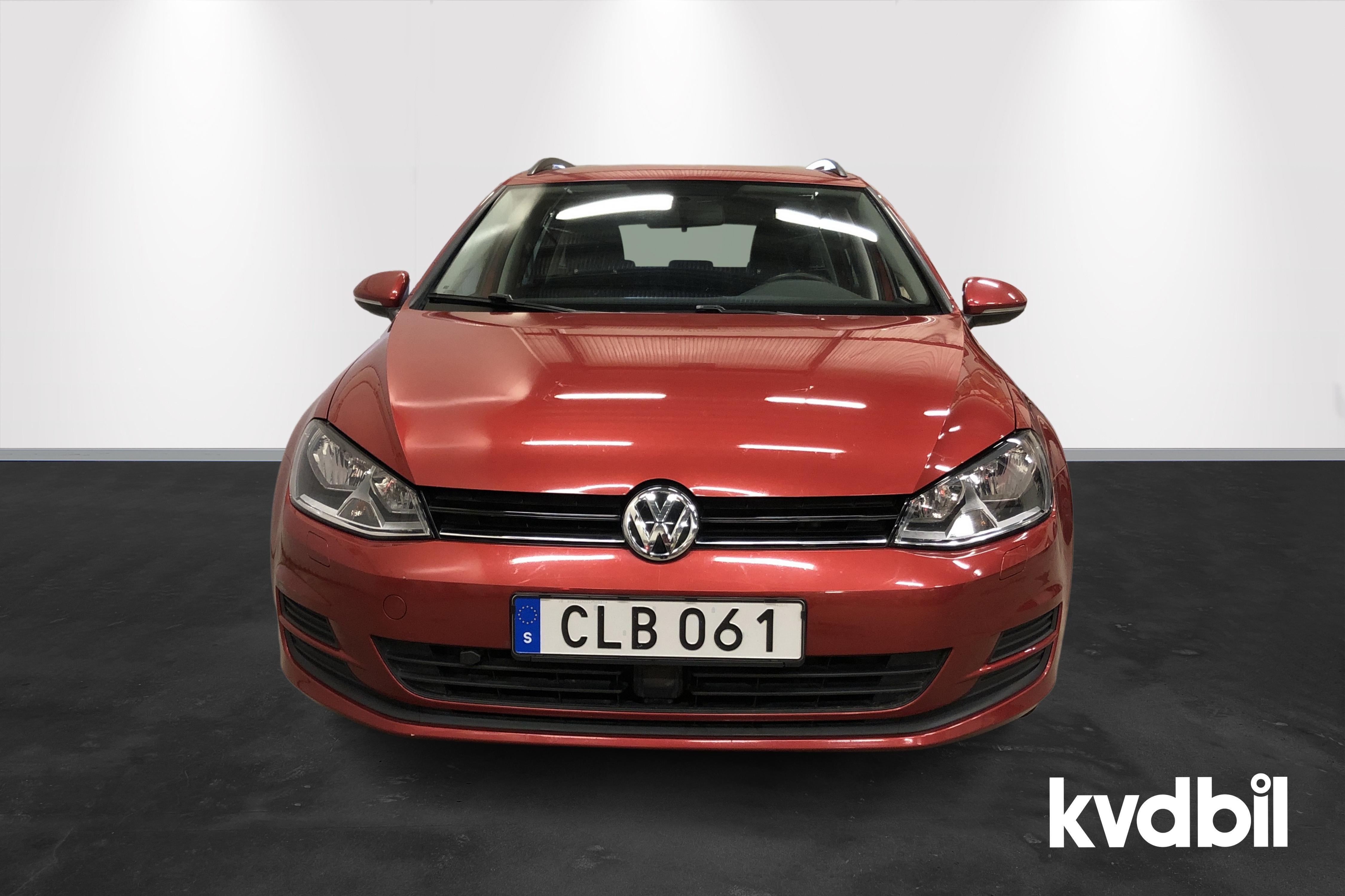 VW Golf VII 1.2 TSI Sportscombi (105hk) - 109 710 km - Manual - red - 2014