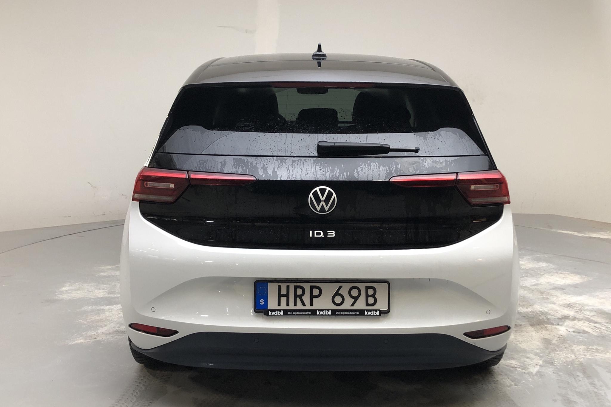 VW ID.3 58kWh (204hk) - 8 837 mil - Automat - vit - 2020