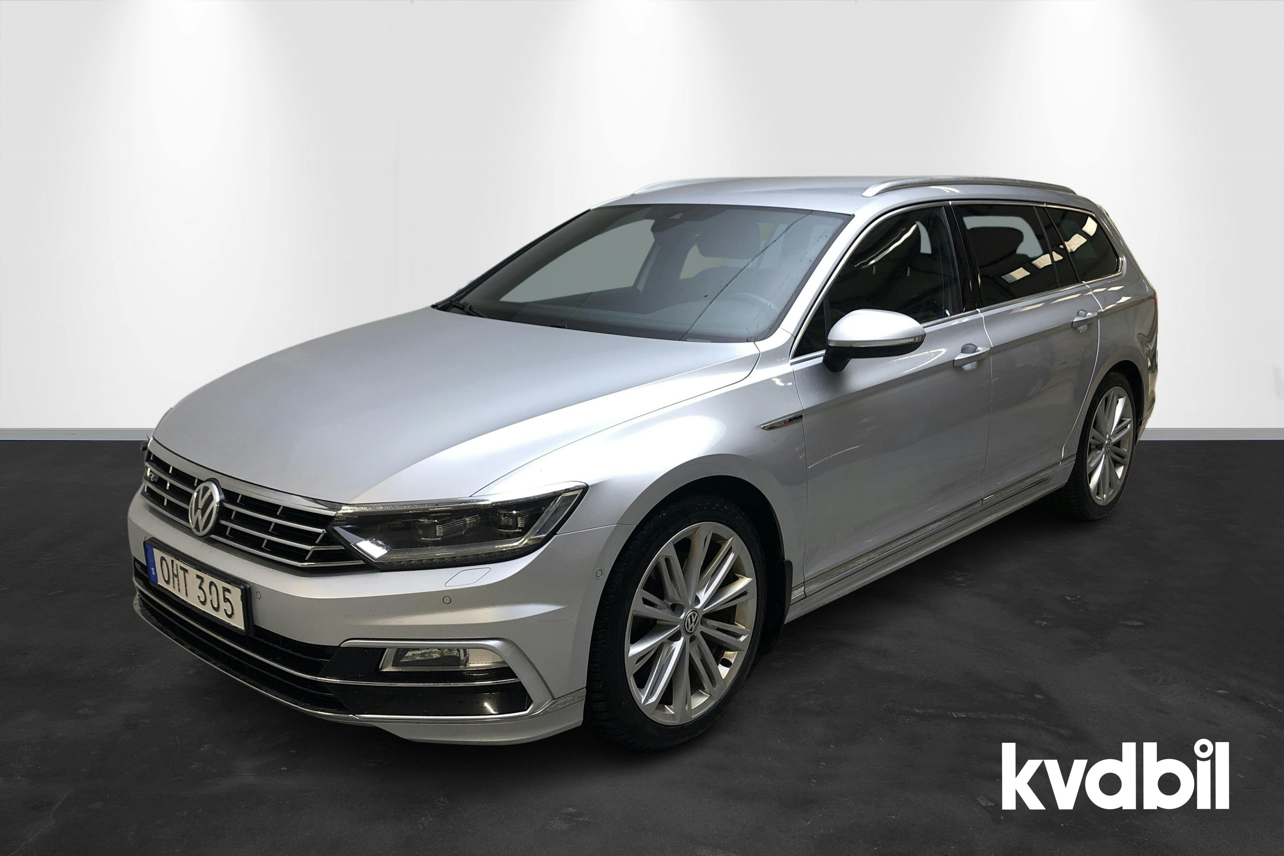 VW Passat 2.0 TDI BiTurbo Sportscombi 4MOTION (240hk) - 21 427 mil - Automat - silver - 2018