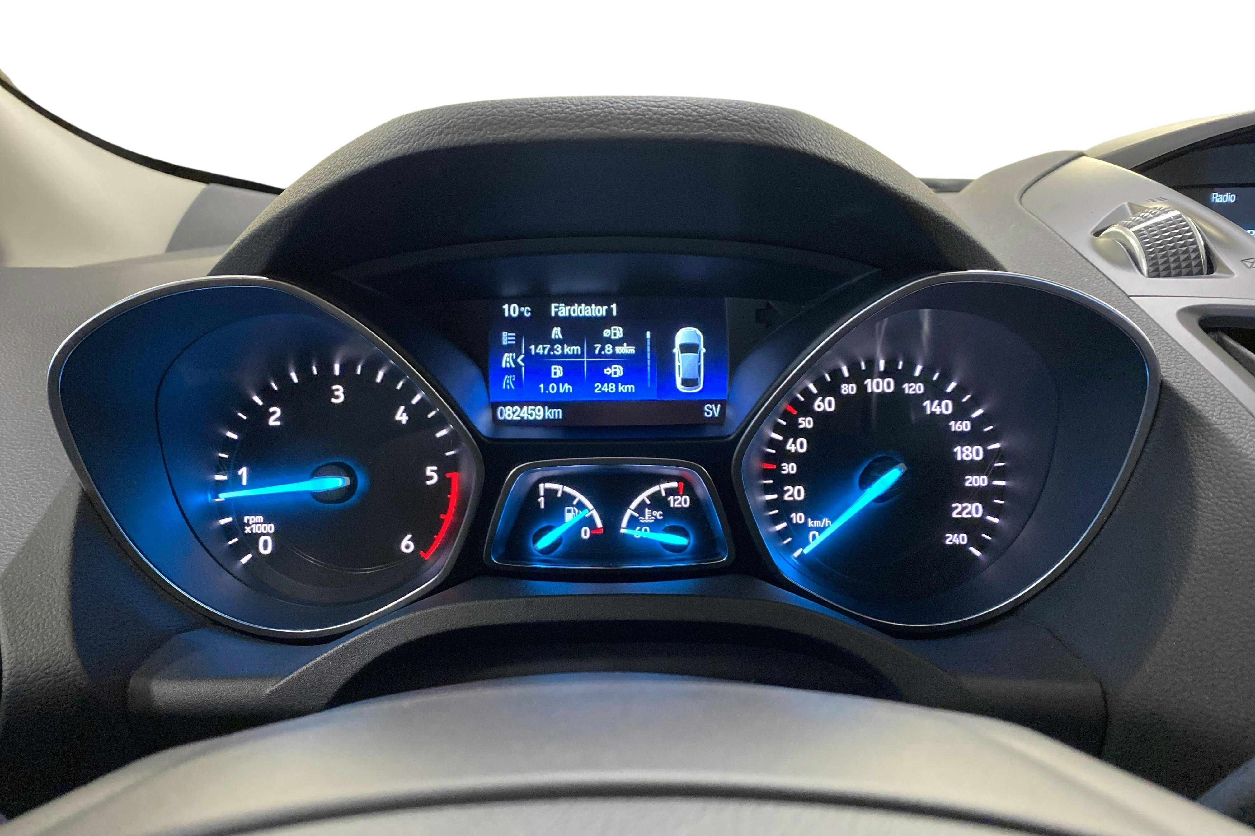 Ford Kuga 2.0 TDCi AWD (150hk) - 82 460 km - Manual - white - 2019