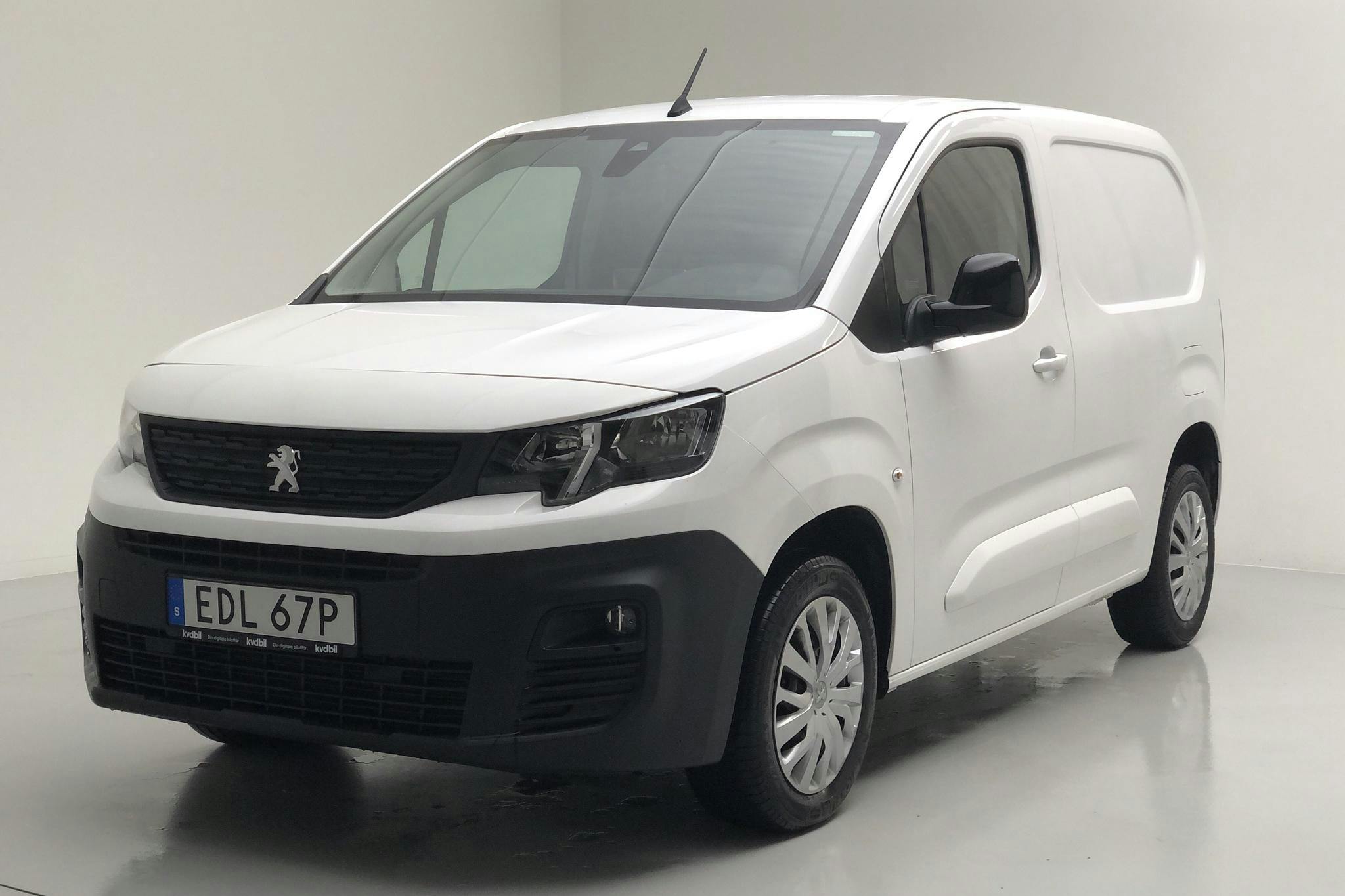 Peugeot Partner 1.5 HDI Skåp (100hk) - 2 798 mil - Manuell - vit - 2021