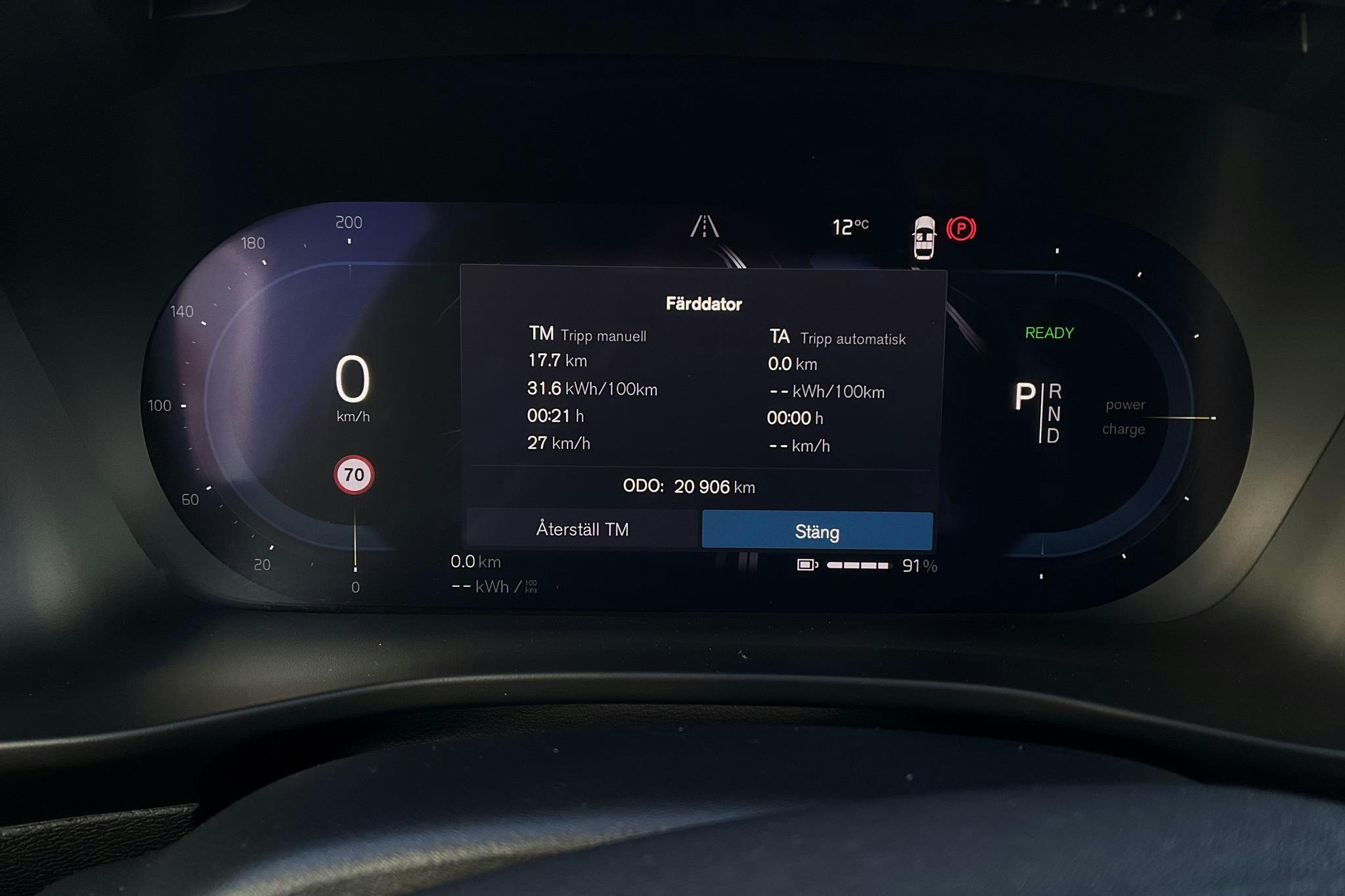 Volvo XC40 P6 Recharge (231hk) - 20 880 km - Automatic - white - 2022