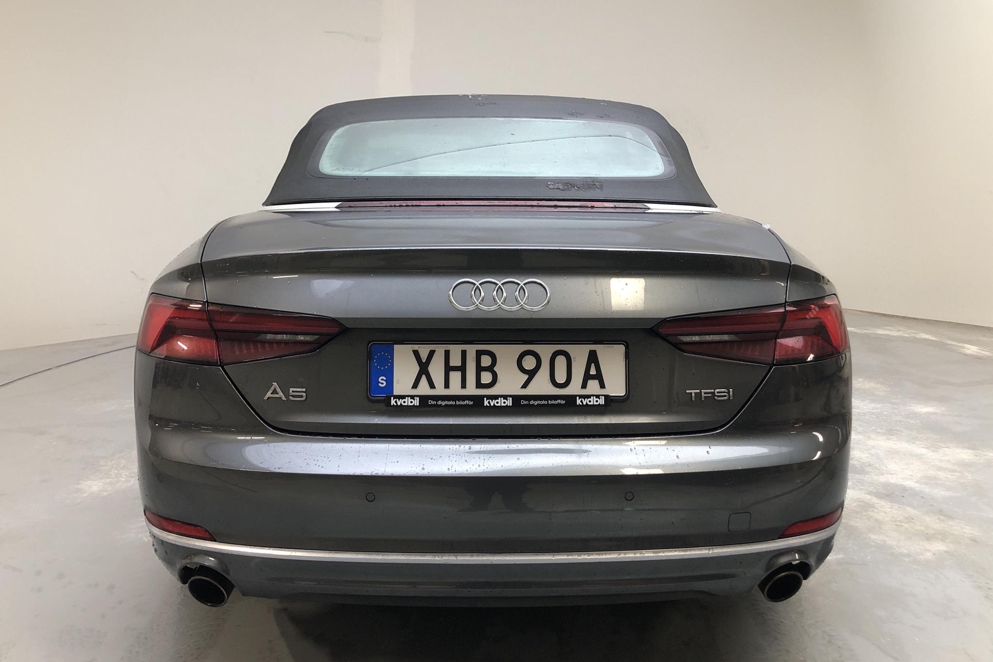 Audi A5 Cabriolet 2.0 TFSI (252hk) - 77 450 km - Automatic - gray - 2018